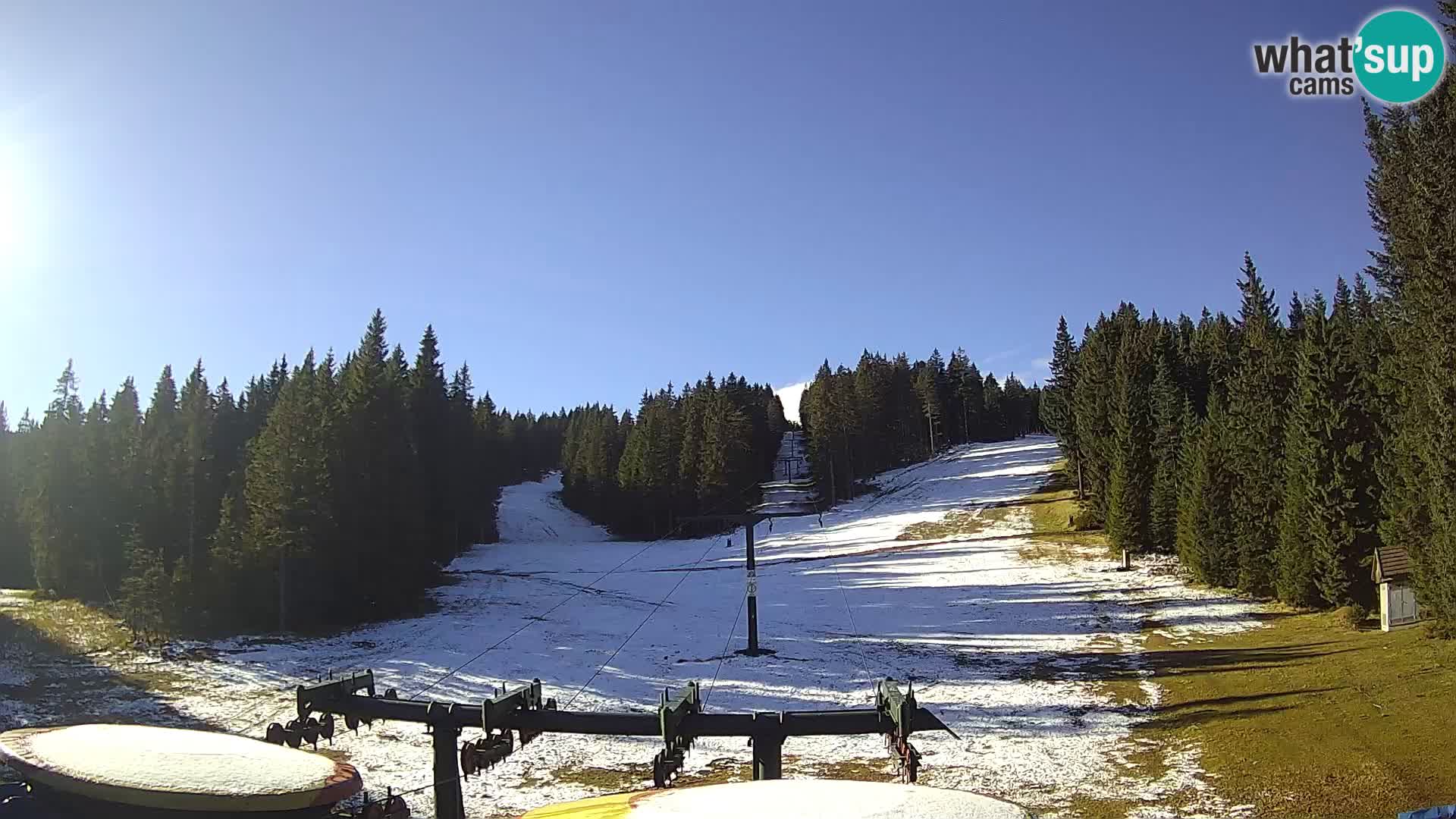 Skigebiet Rogla Webcam Ostruščica Piste 1 und 2