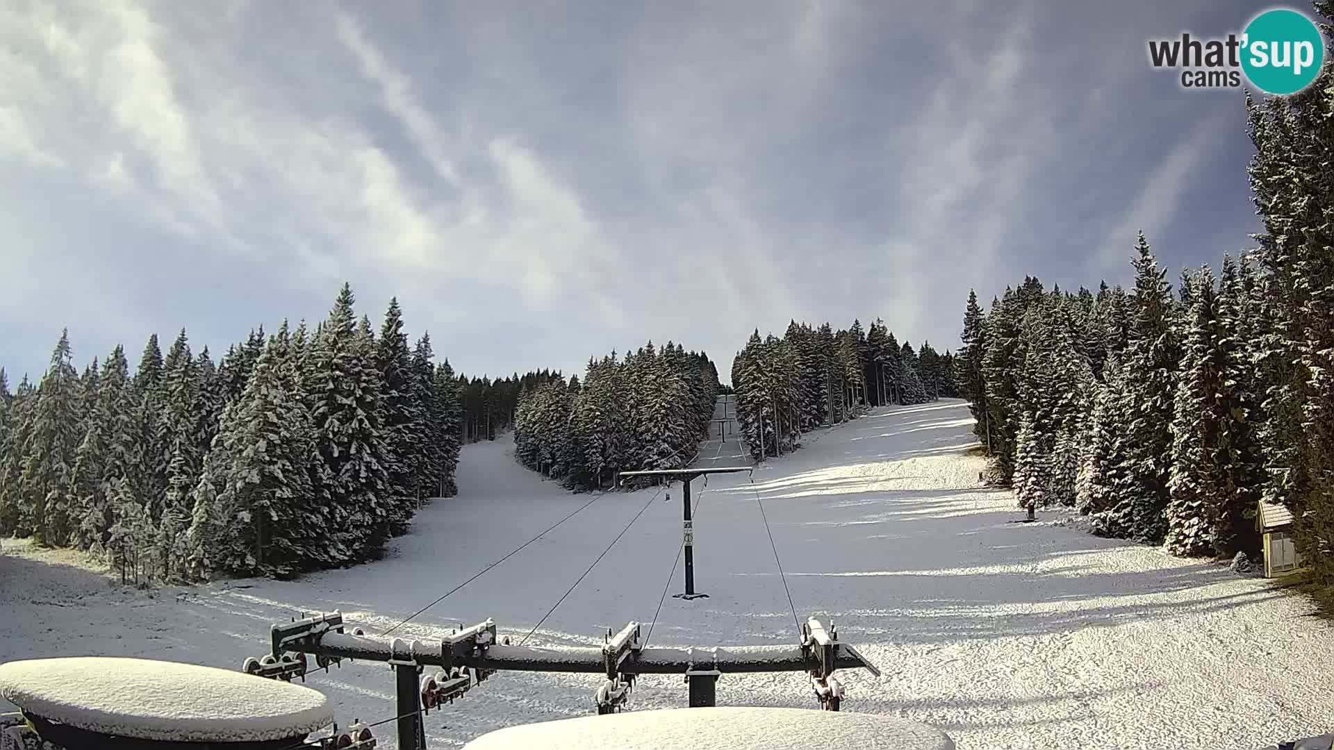 Skijalište Rogla web kamera Ostruščica proga 1 in 2