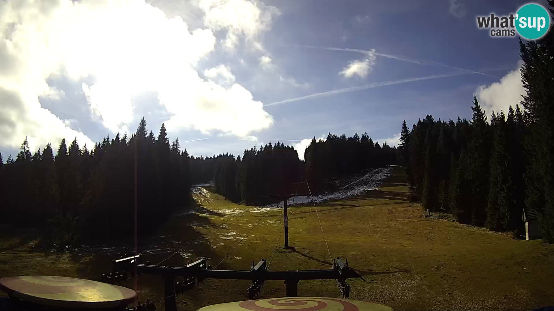 Skigebiet Rogla Webcam Ostruščica Piste 1 und 2
