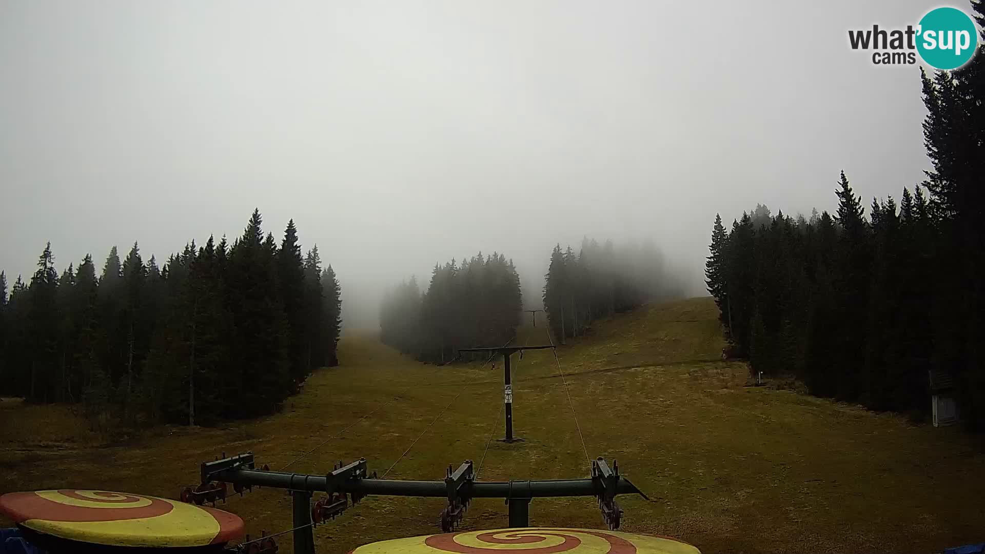 Smučišče Rogla Spletna kamera Ostruščica proga 1 in 2