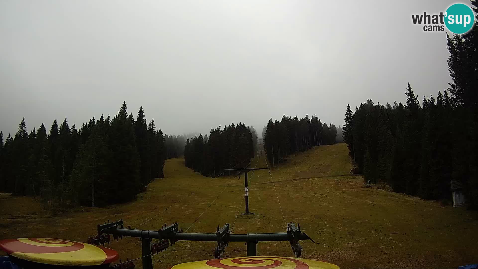 Smučišče Rogla Spletna kamera Ostruščica proga 1 in 2