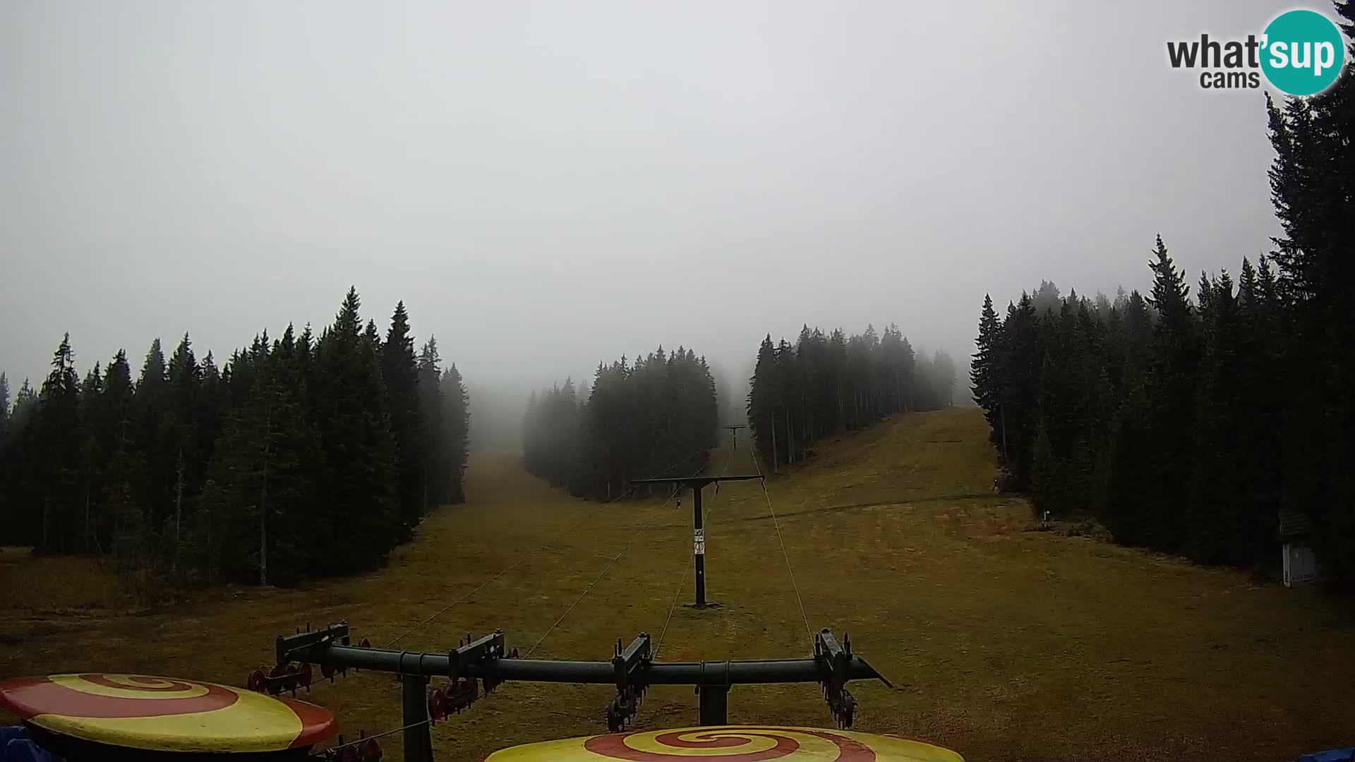 Smučišče Rogla Spletna kamera Ostruščica proga 1 in 2