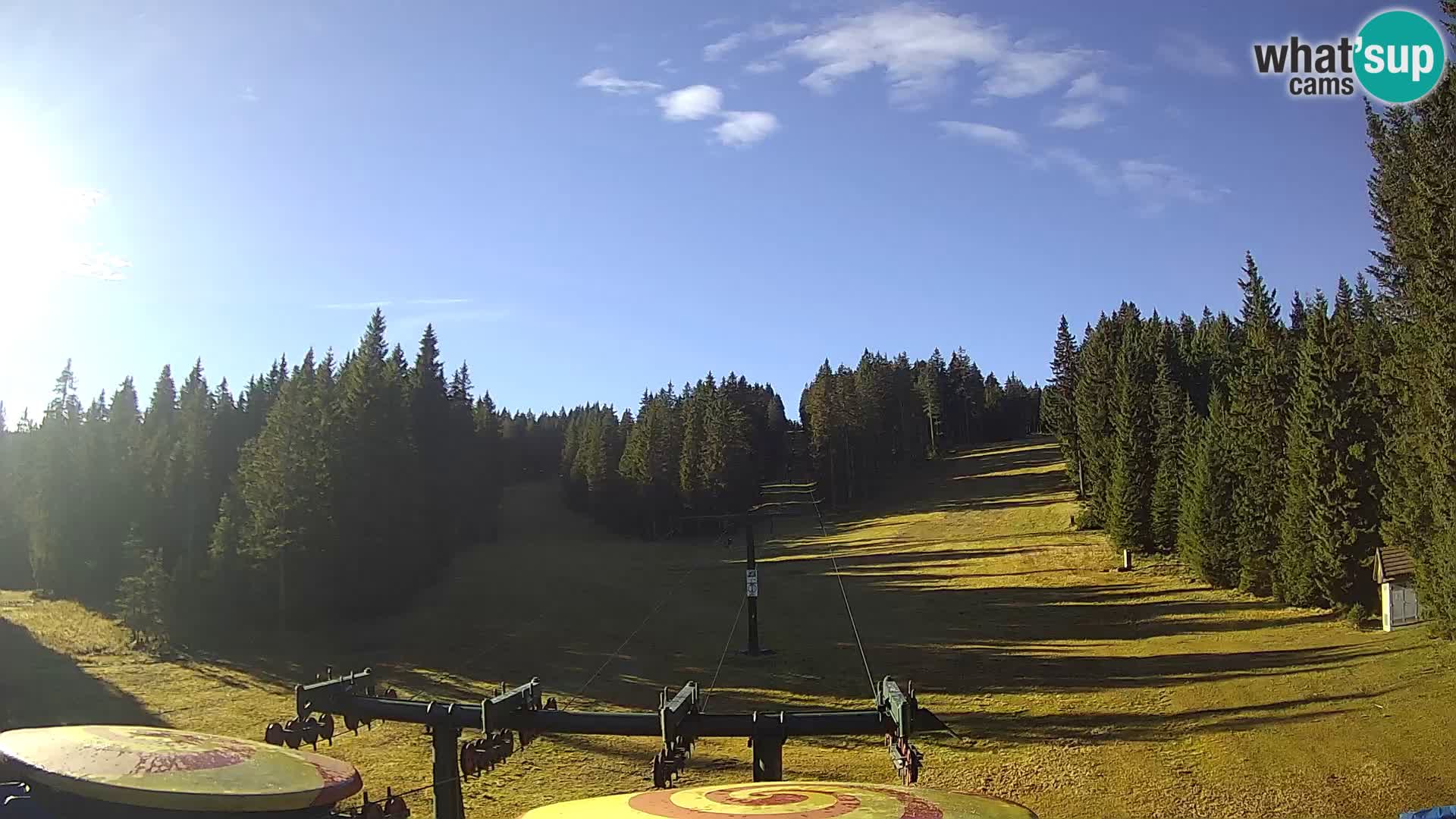 Smučišče Rogla Spletna kamera Ostruščica proga 1 in 2