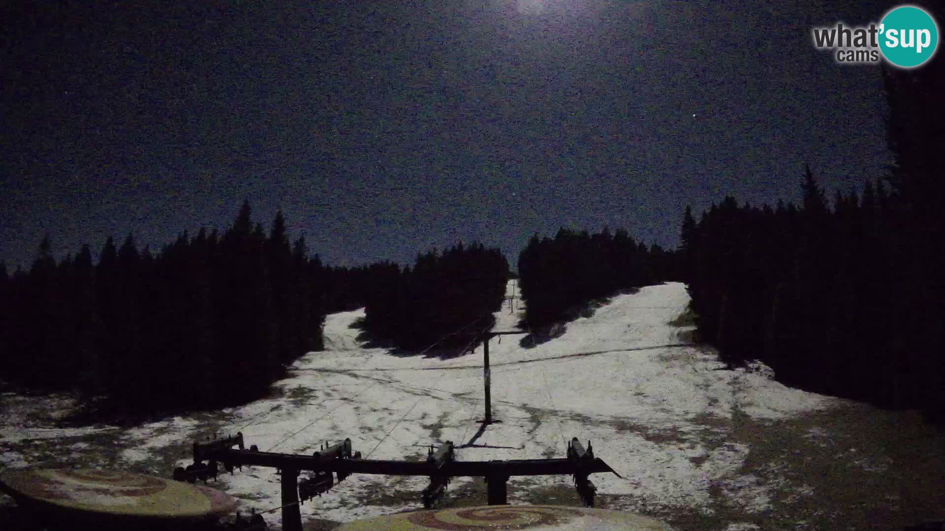 Skigebiet Rogla Webcam Ostruščica Piste 1 und 2