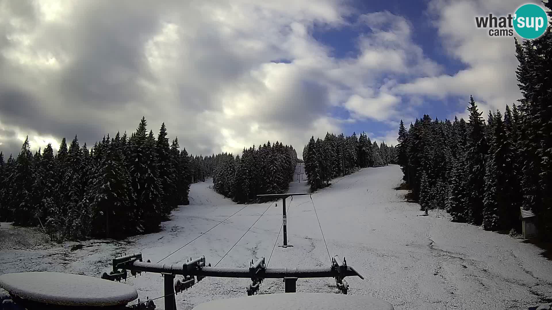 Skigebiet Rogla Webcam Ostruščica Piste 1 und 2
