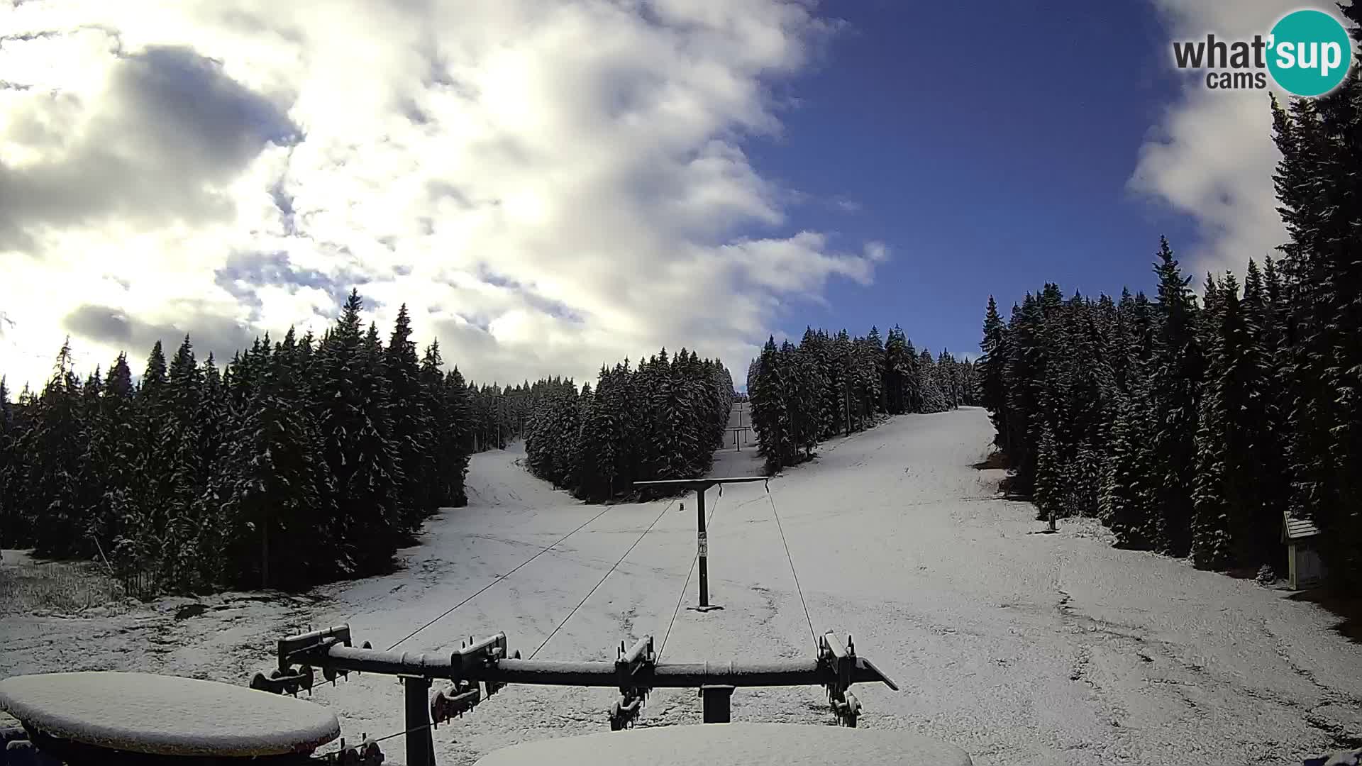 Skijalište Rogla web kamera Ostruščica proga 1 in 2