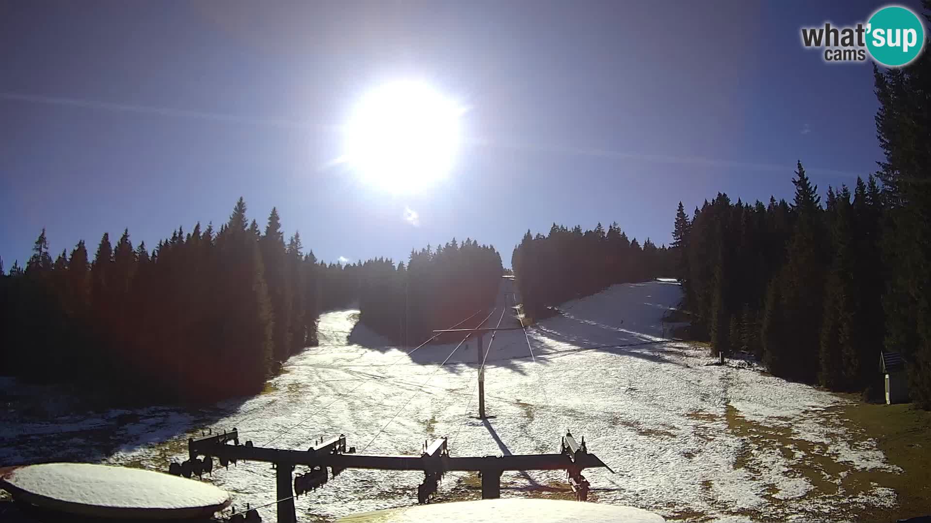 Estación de esquí Rogla Webcam Ostruščica pistas 1 y 2