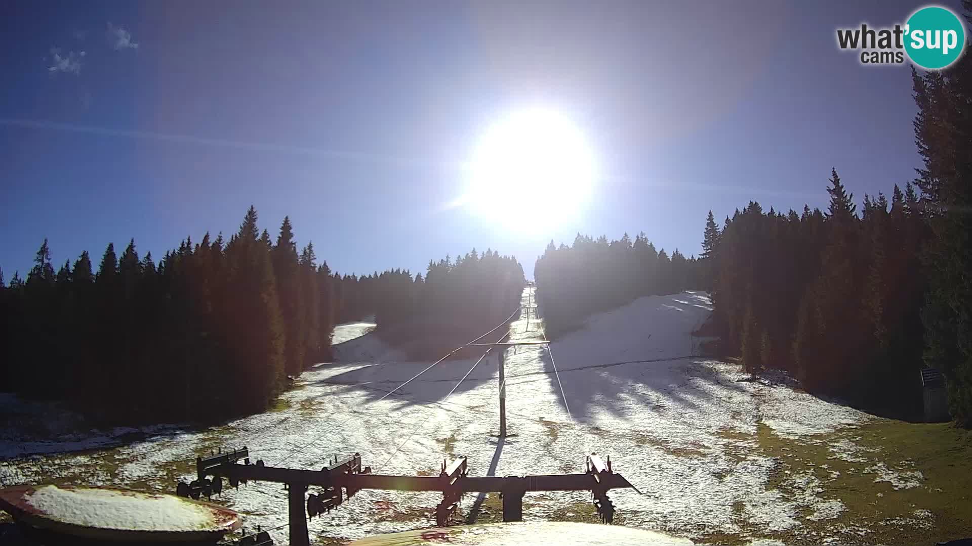 Skijalište Rogla web kamera Ostruščica proga 1 in 2