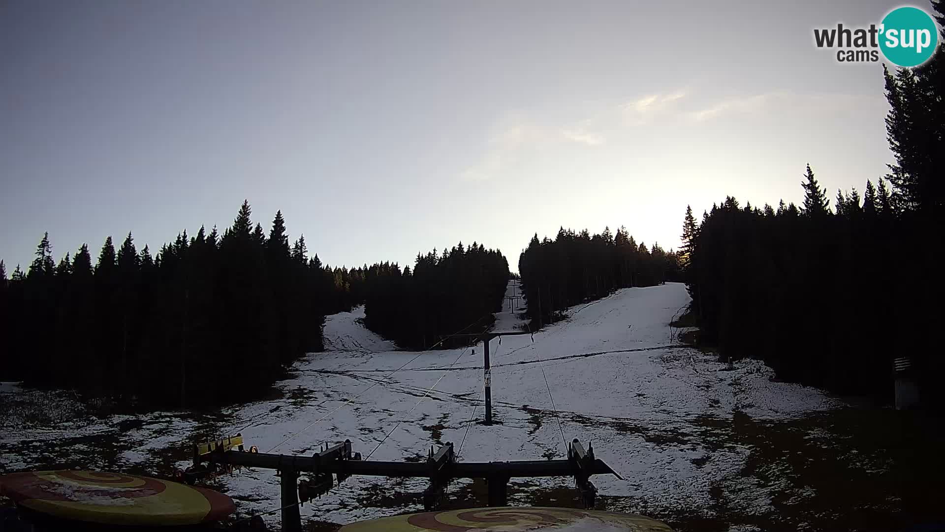 Skigebiet Rogla Webcam Ostruščica Piste 1 und 2