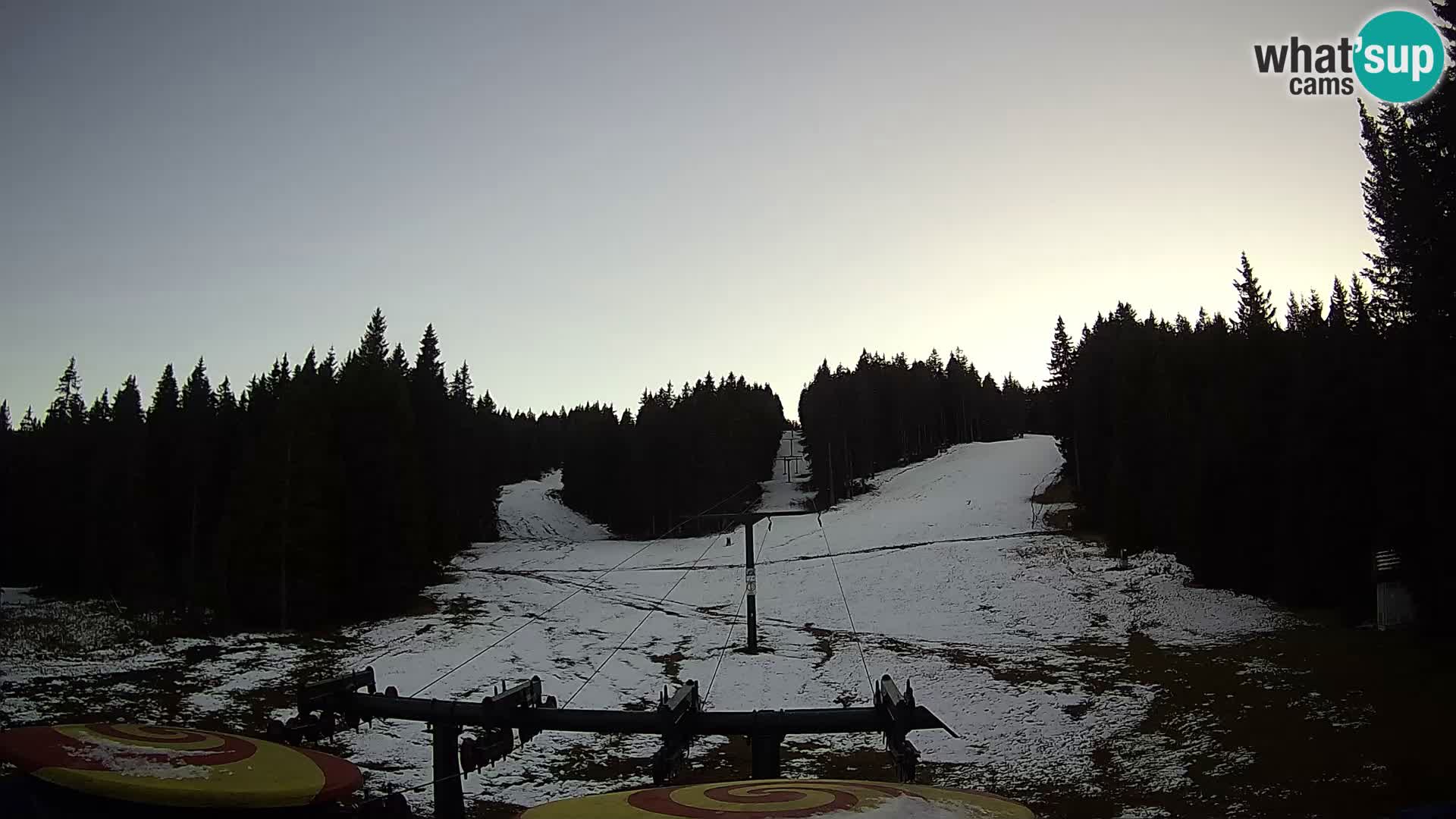 Estación de esquí Rogla Webcam Ostruščica pistas 1 y 2