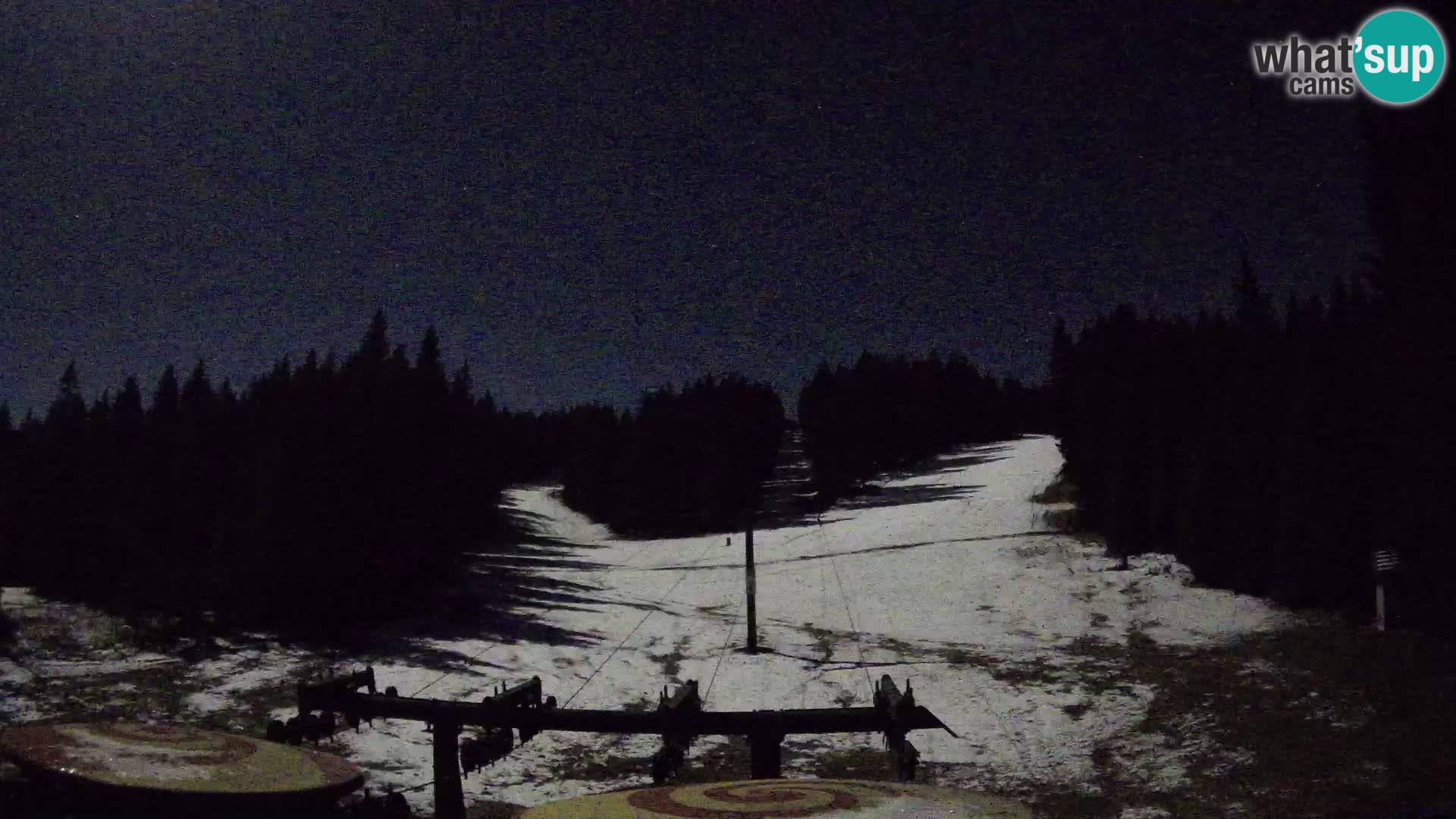 Skijalište Rogla web kamera Ostruščica proga 1 in 2