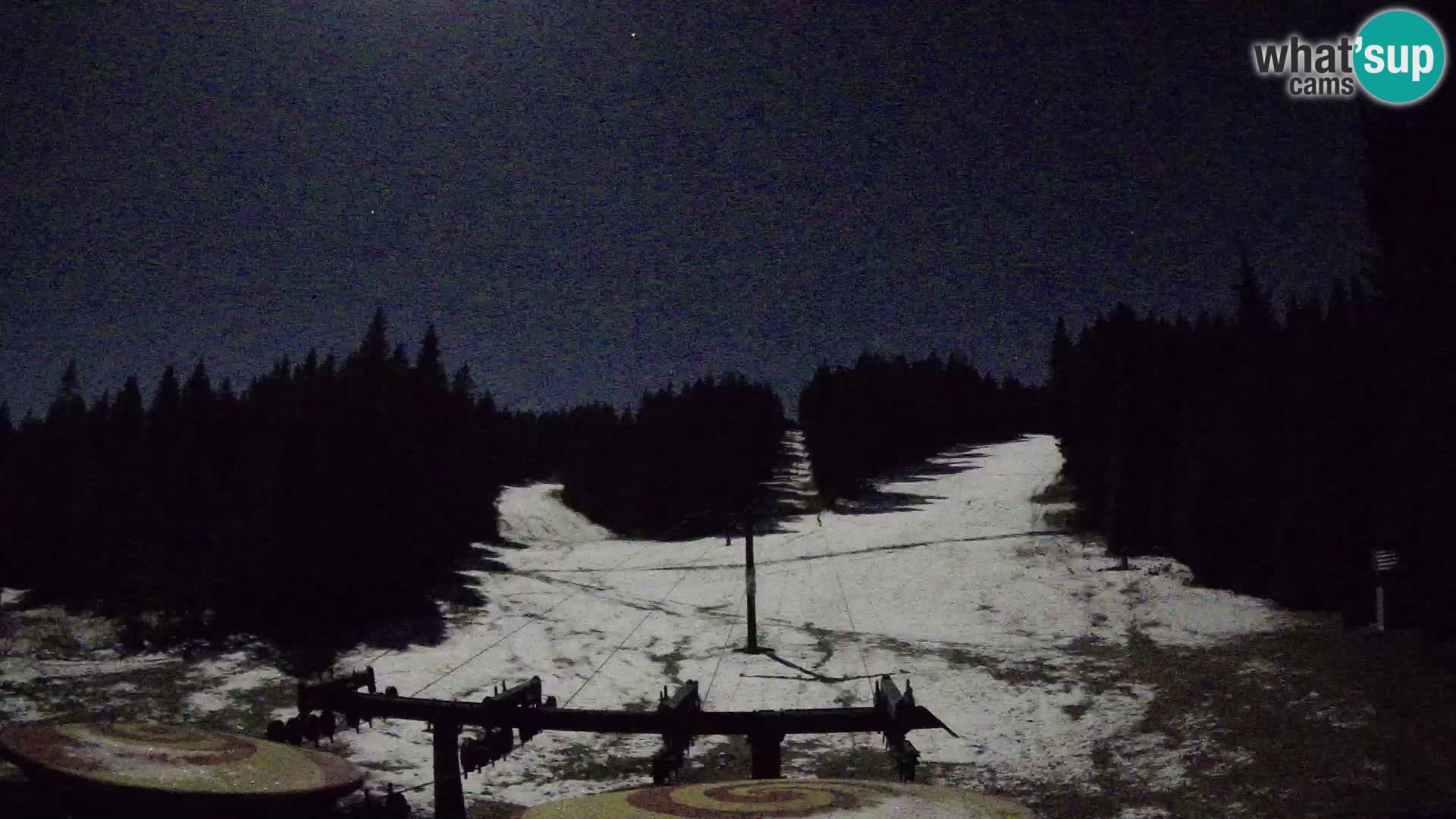 Skigebiet Rogla Webcam Ostruščica Piste 1 und 2