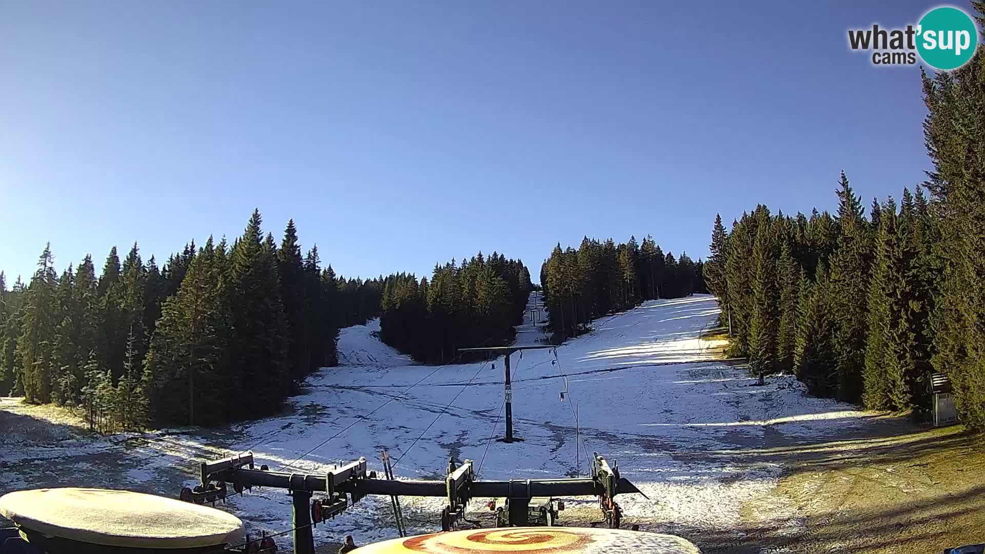 Comprensorio sciistico Rogla Webcam live Ostruščica piste 1 e 2