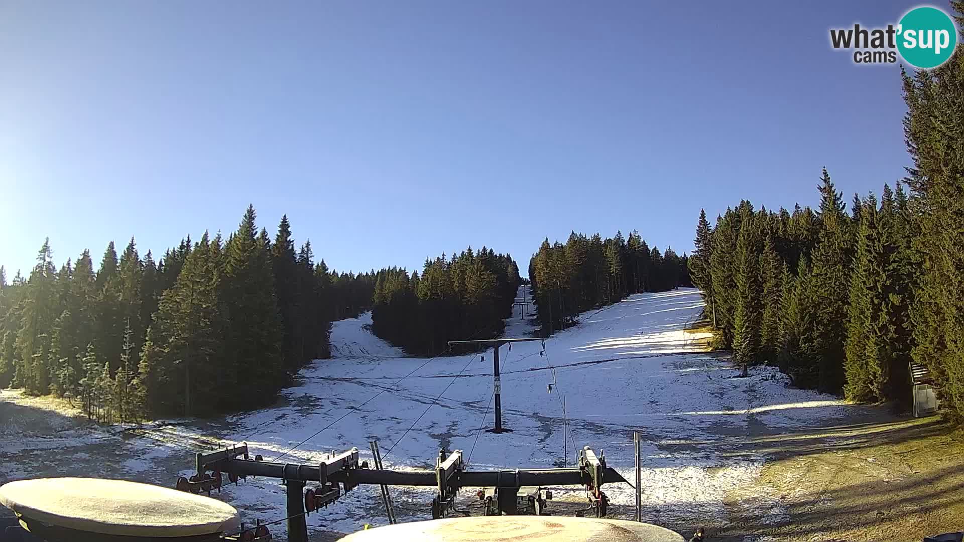 Comprensorio sciistico Rogla Webcam live Ostruščica piste 1 e 2