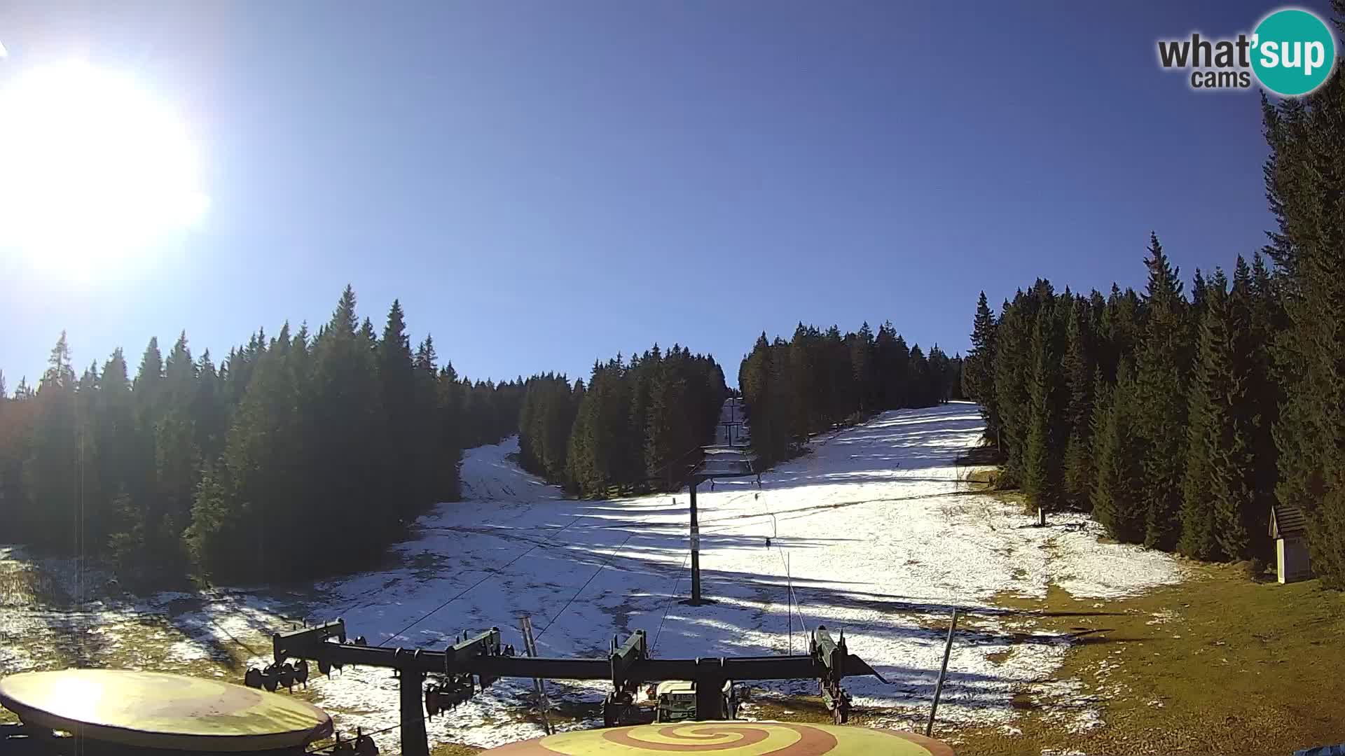 Skijalište Rogla web kamera Ostruščica proga 1 in 2