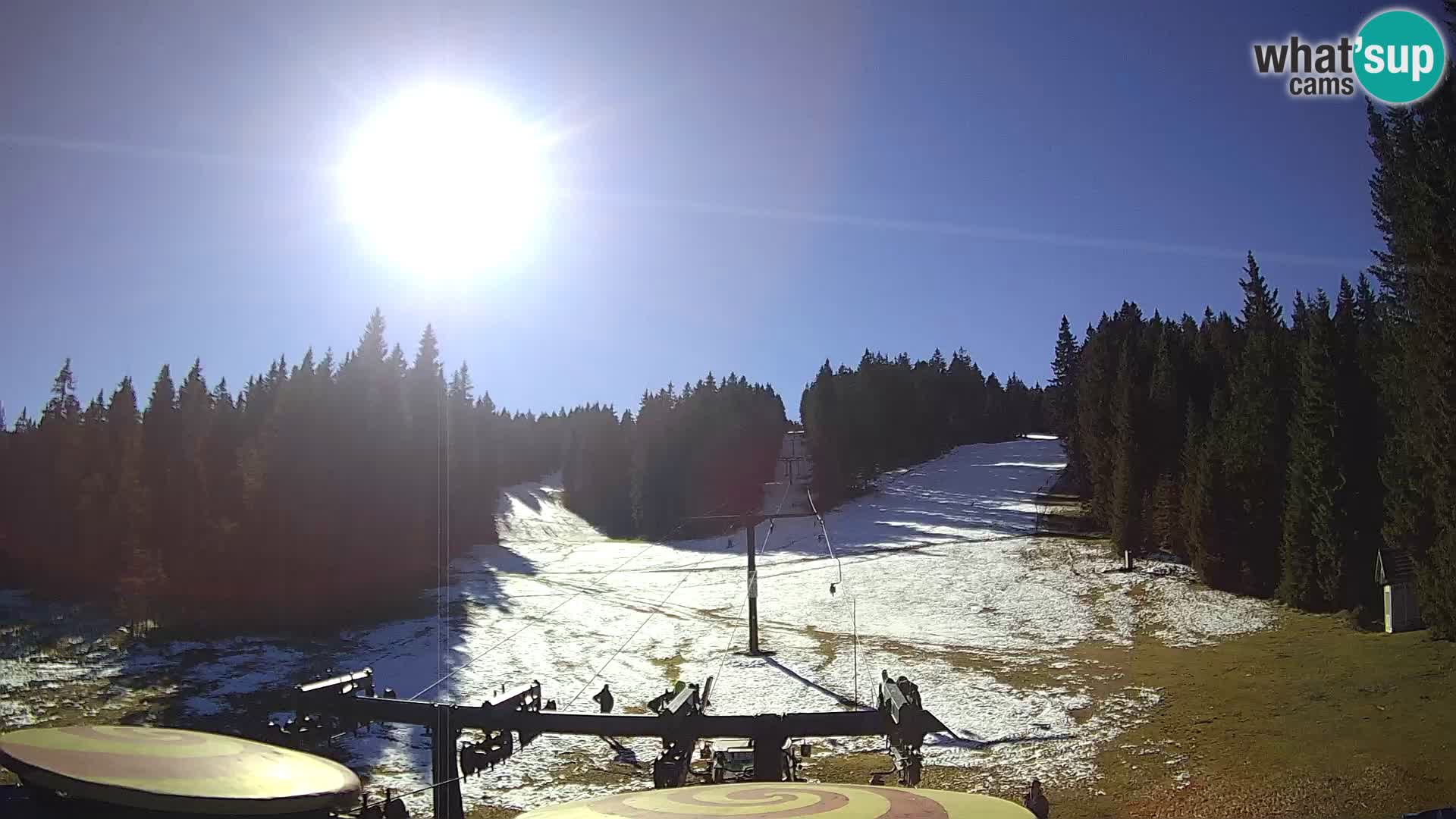 Station de ski Rogla Webcam Ostruščica pistes 1 et 2