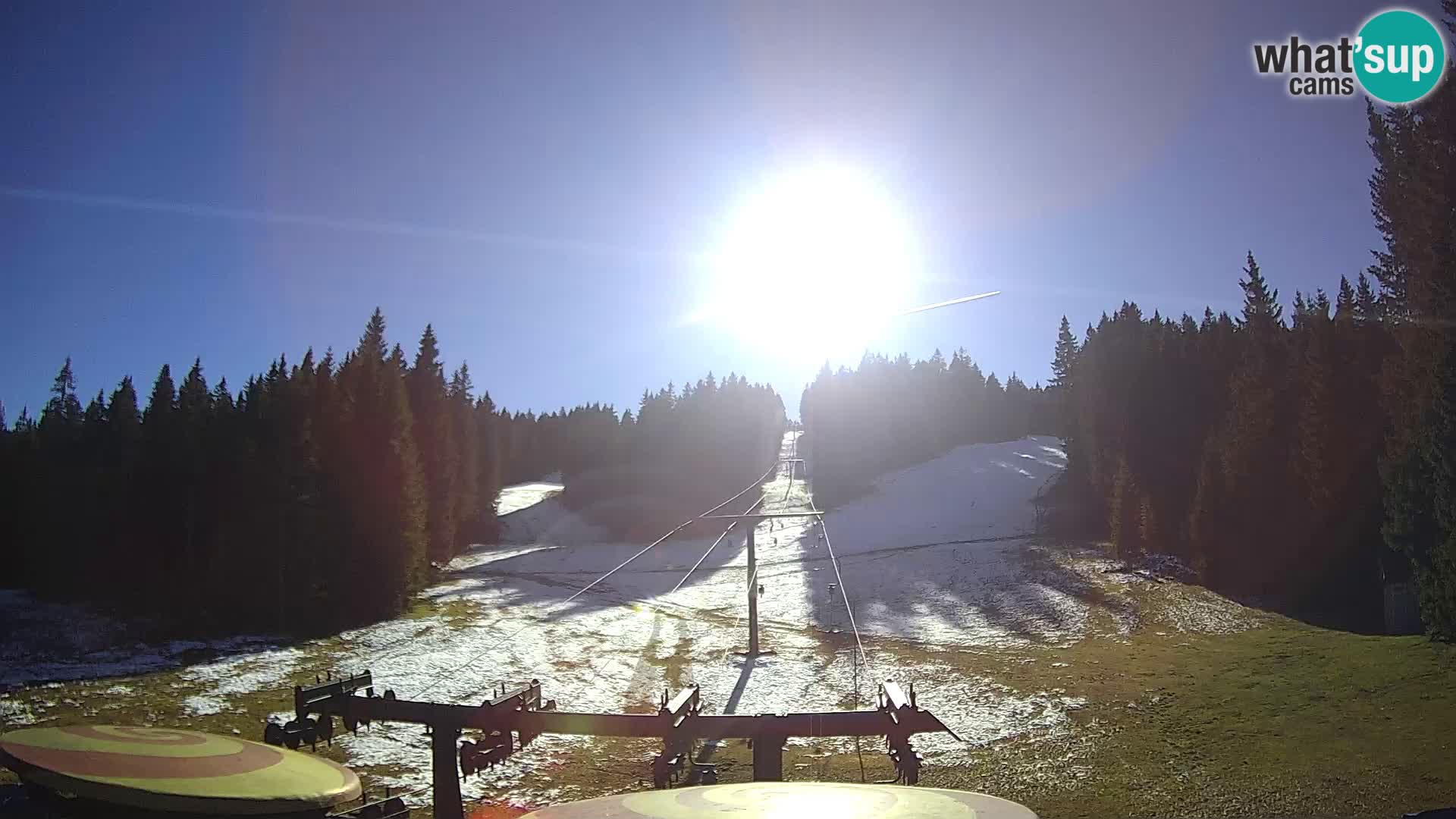 Smučišče Rogla Spletna kamera Ostruščica proga 1 in 2