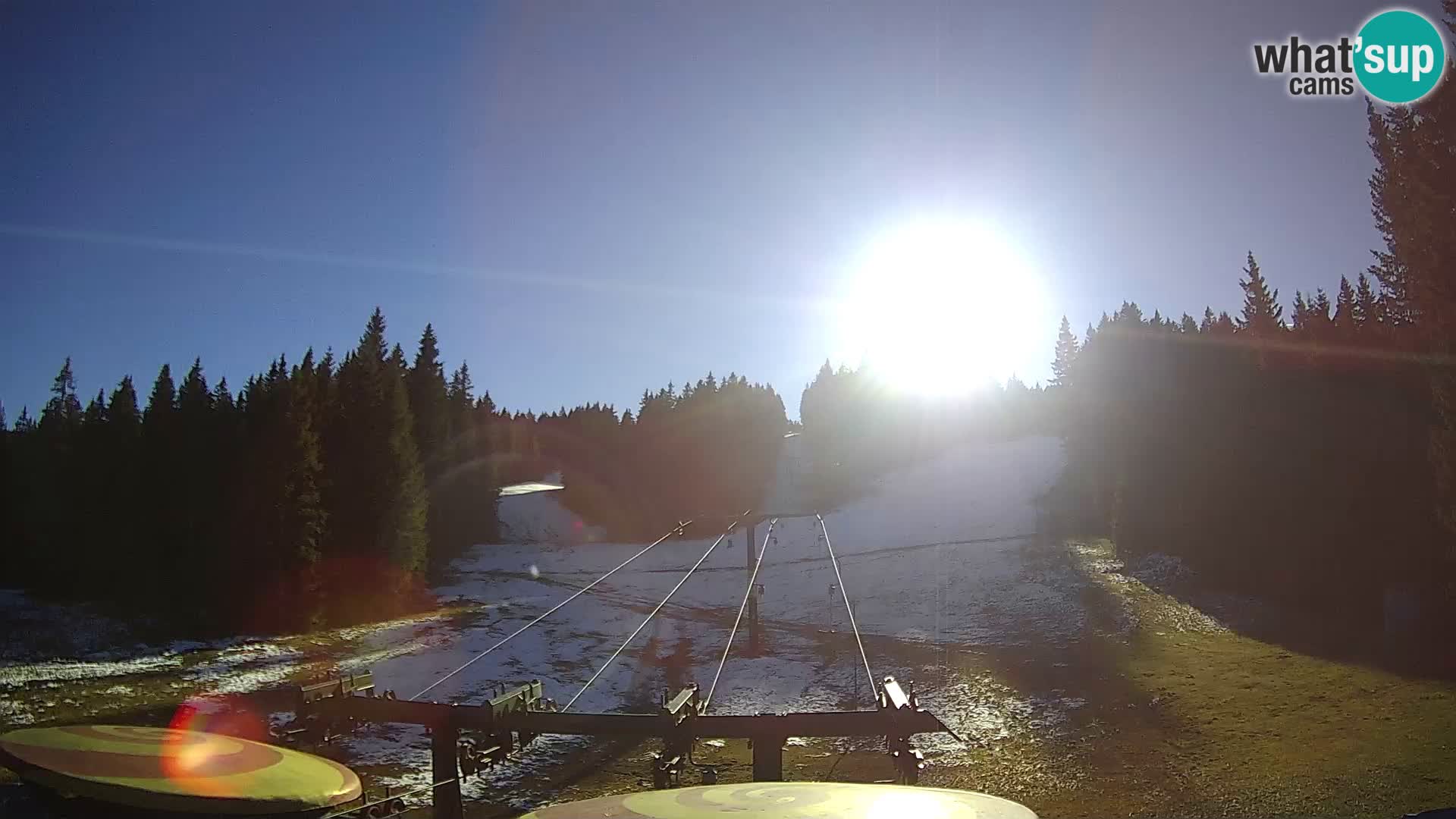 Skigebiet Rogla Webcam Ostruščica Piste 1 und 2