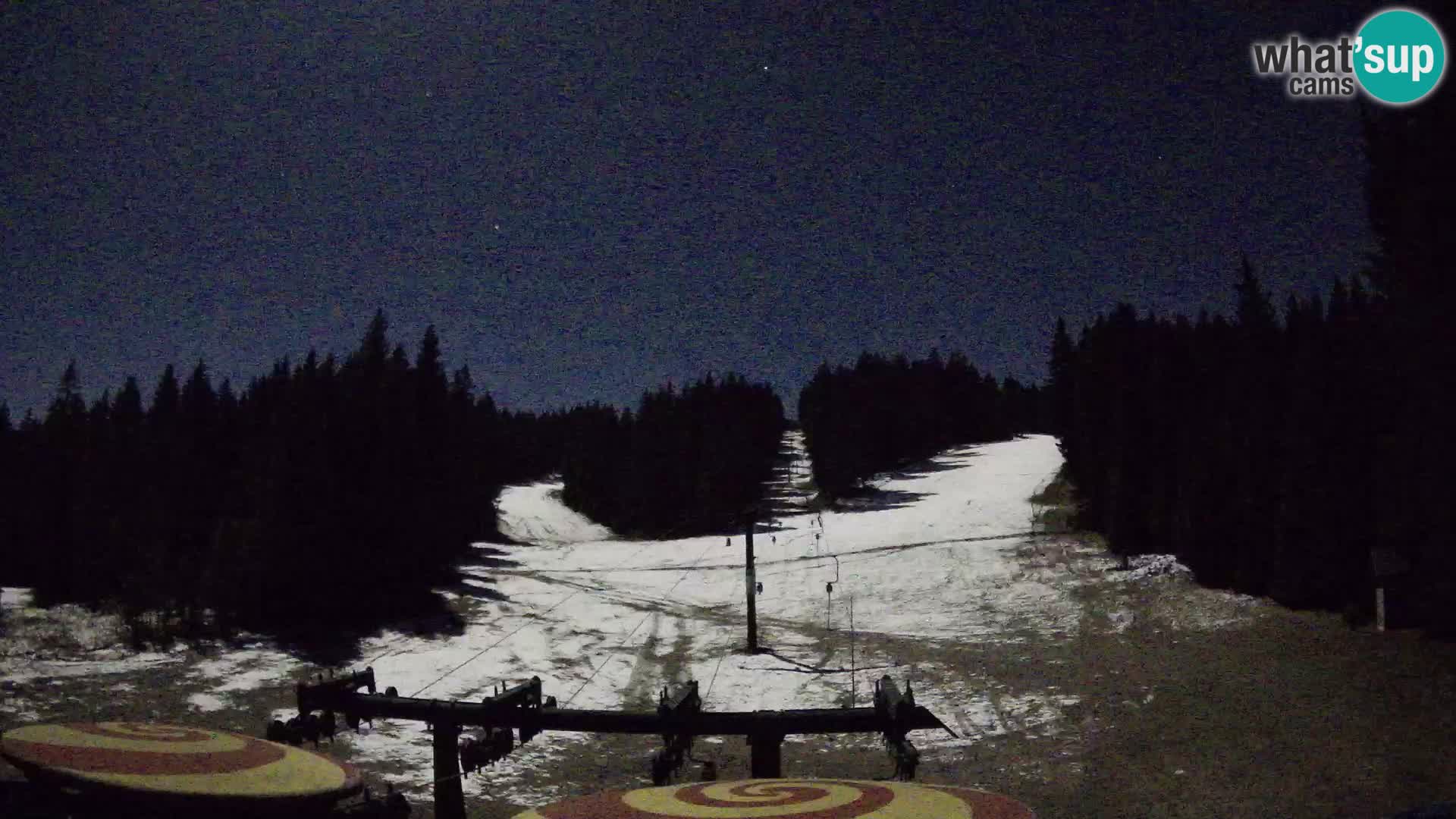 Station de ski Rogla Webcam Ostruščica pistes 1 et 2