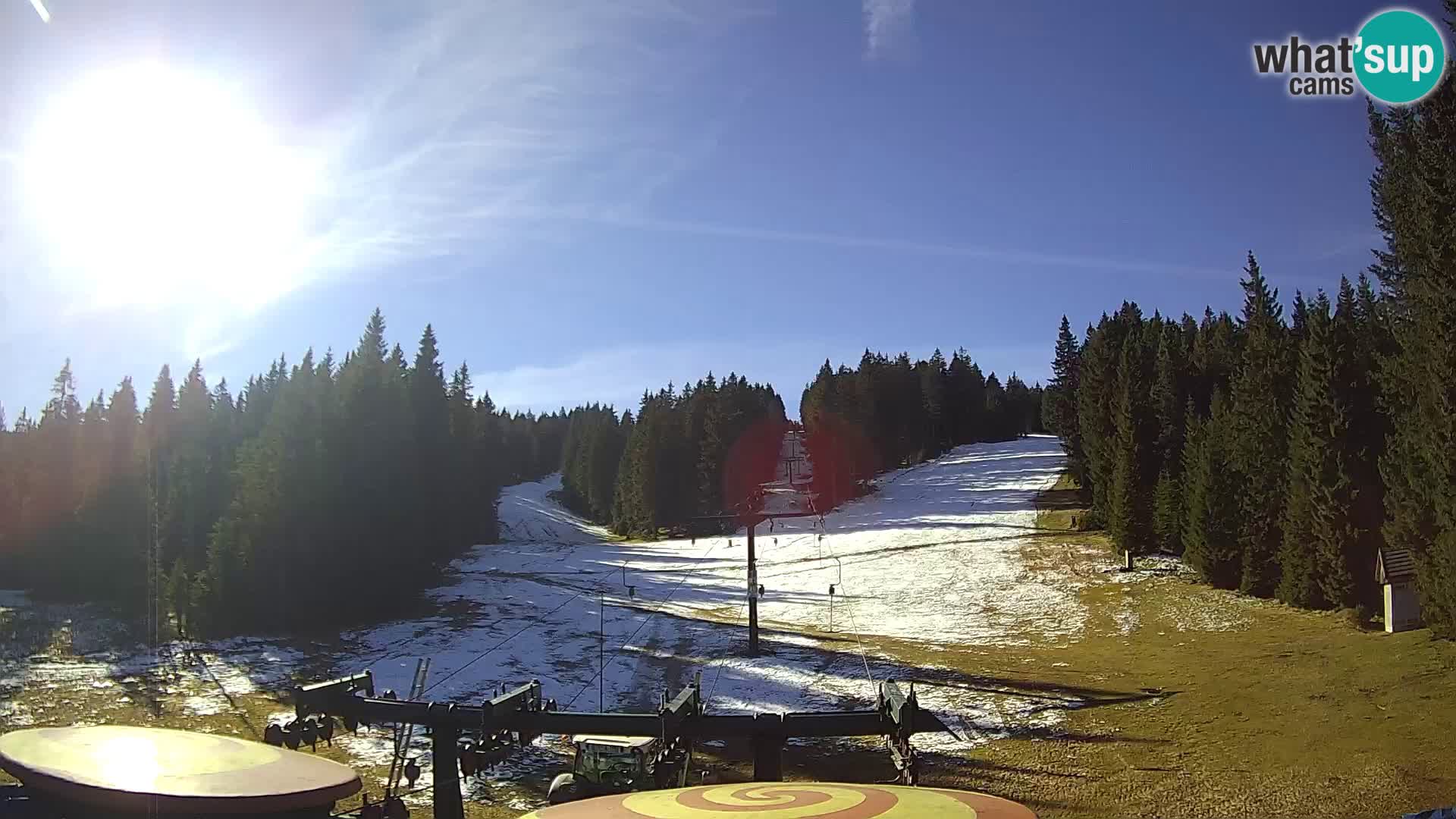 Estación de esquí Rogla Webcam Ostruščica pistas 1 y 2