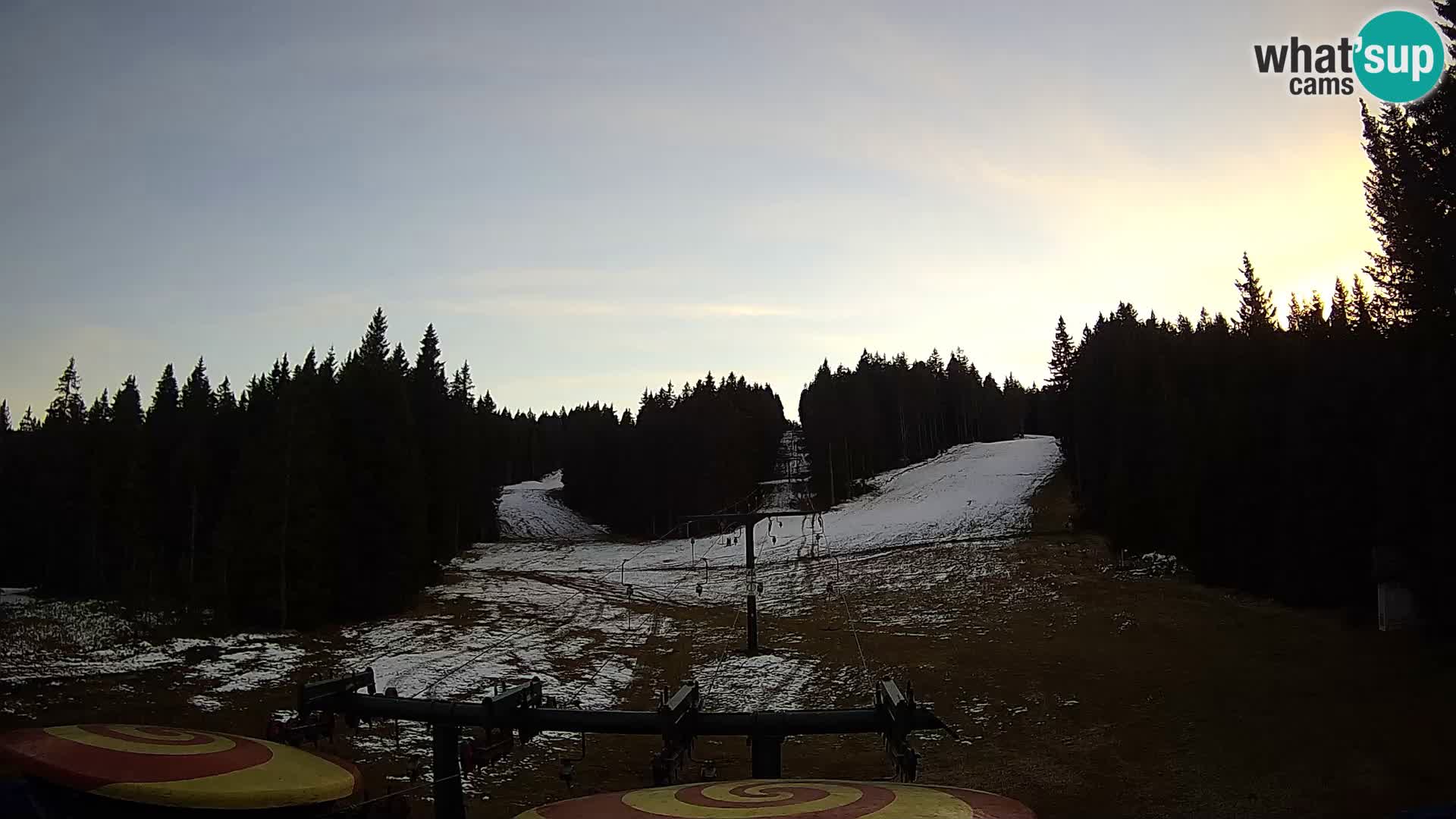 Skijalište Rogla web kamera Ostruščica proga 1 in 2