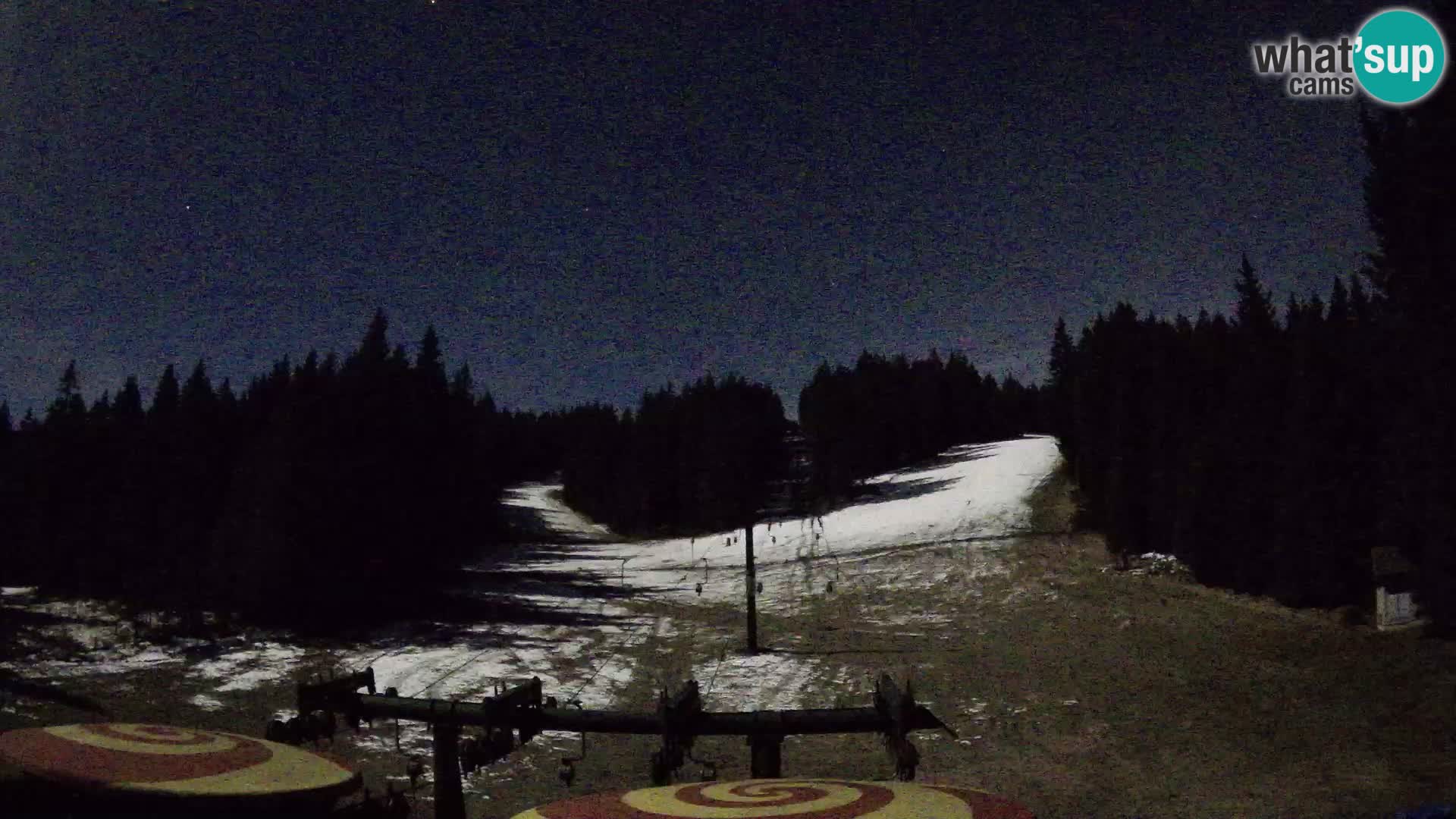 Skijalište Rogla web kamera Ostruščica proga 1 in 2