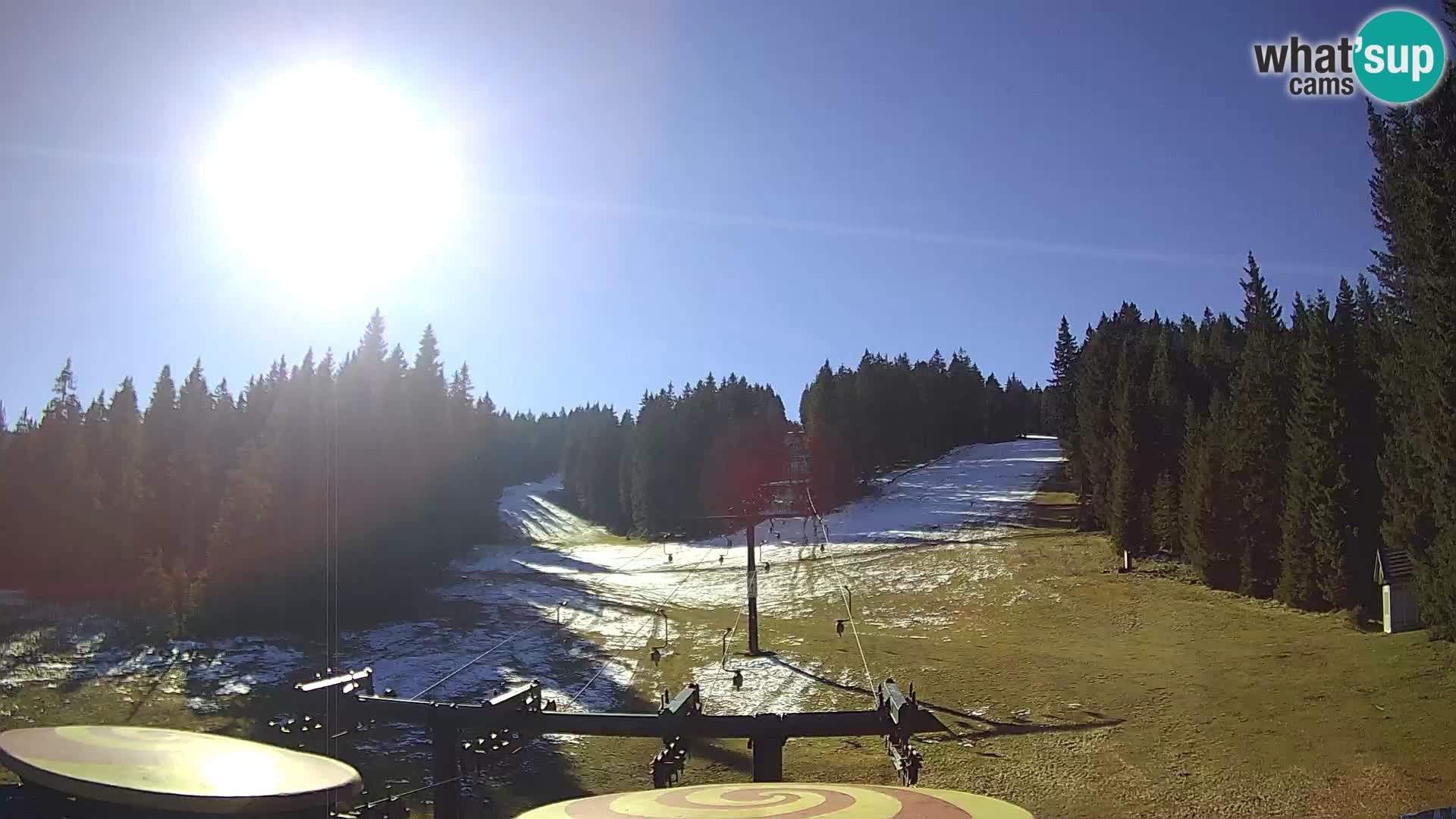 Skigebiet Rogla Webcam Ostruščica Piste 1 und 2