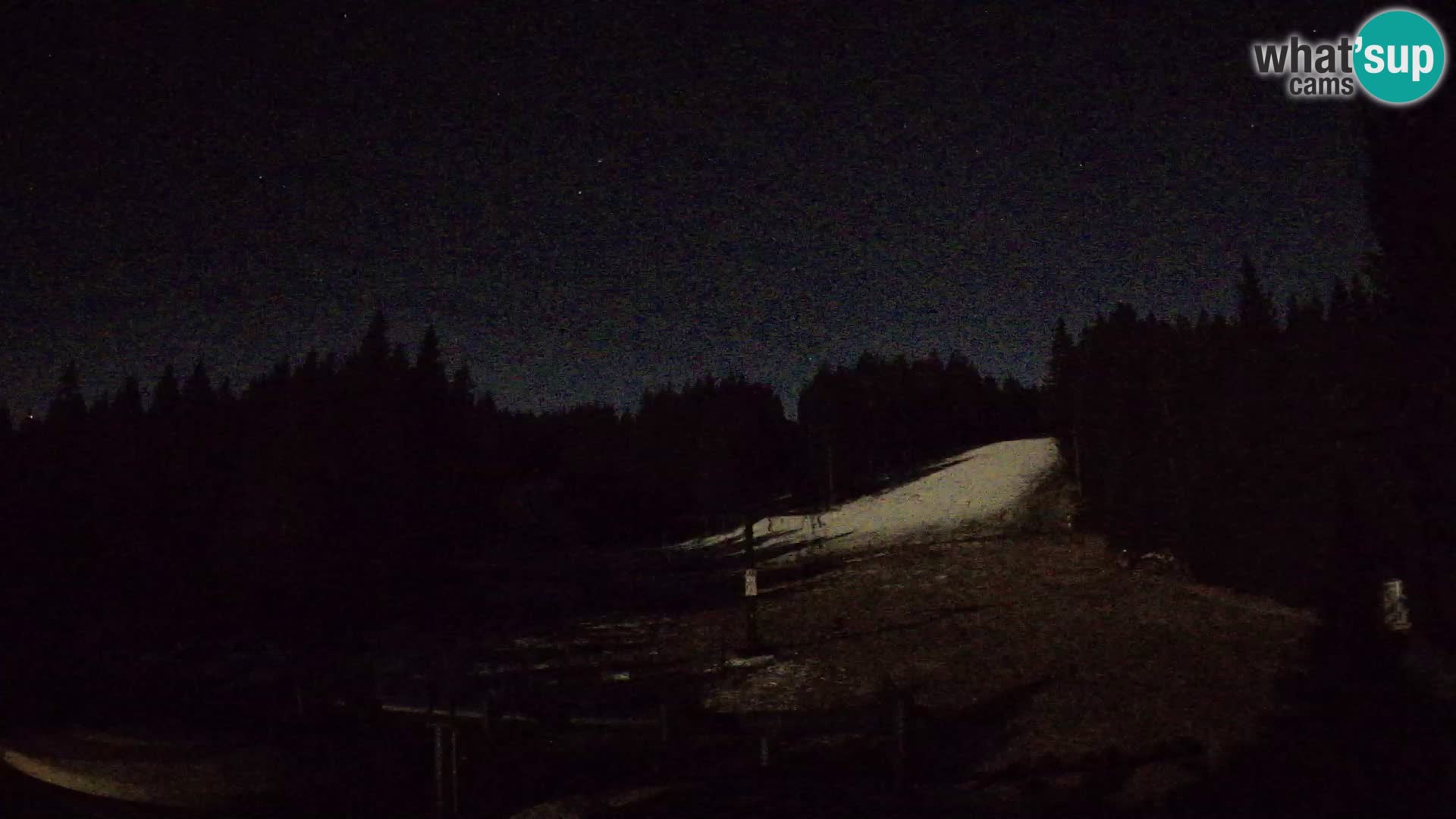 Smučišče Rogla Spletna kamera Ostruščica proga 1 in 2