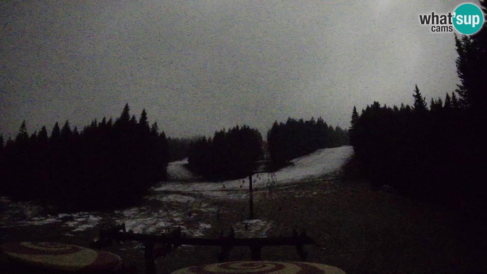 Smučišče Rogla Spletna kamera Ostruščica proga 1 in 2