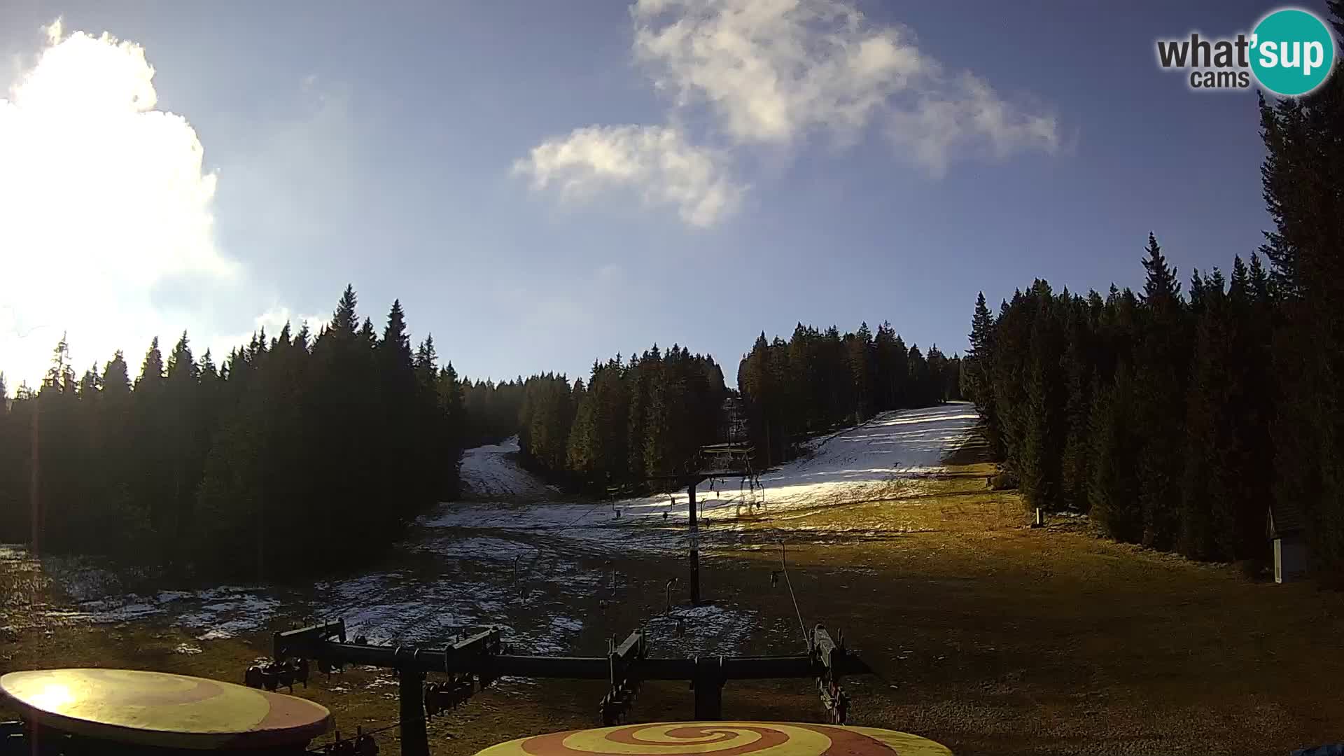 Smučišče Rogla Spletna kamera Ostruščica proga 1 in 2