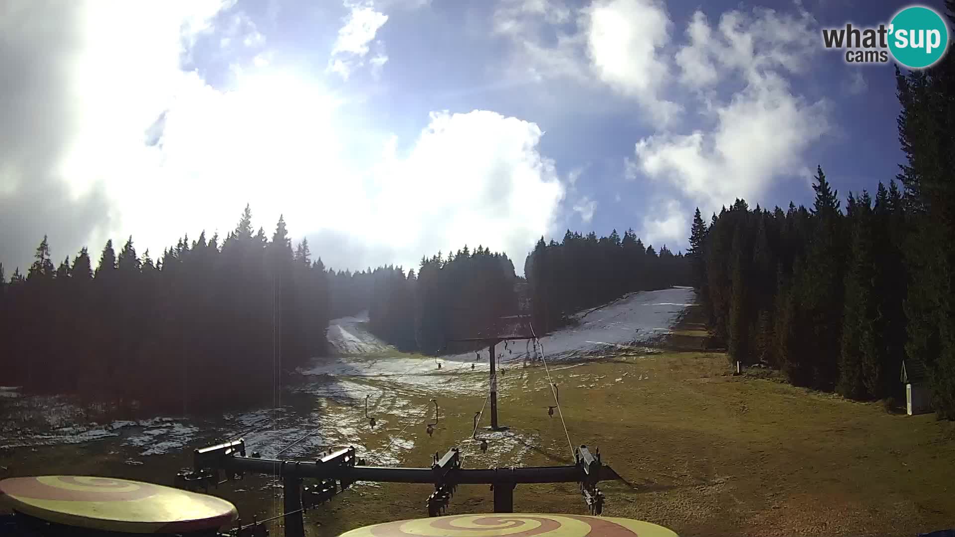 Smučišče Rogla Spletna kamera Ostruščica proga 1 in 2