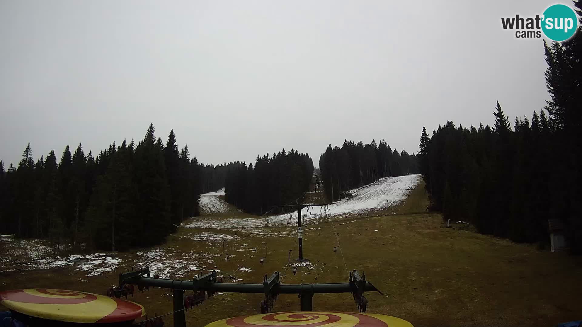 Skijalište Rogla web kamera Ostruščica proga 1 in 2