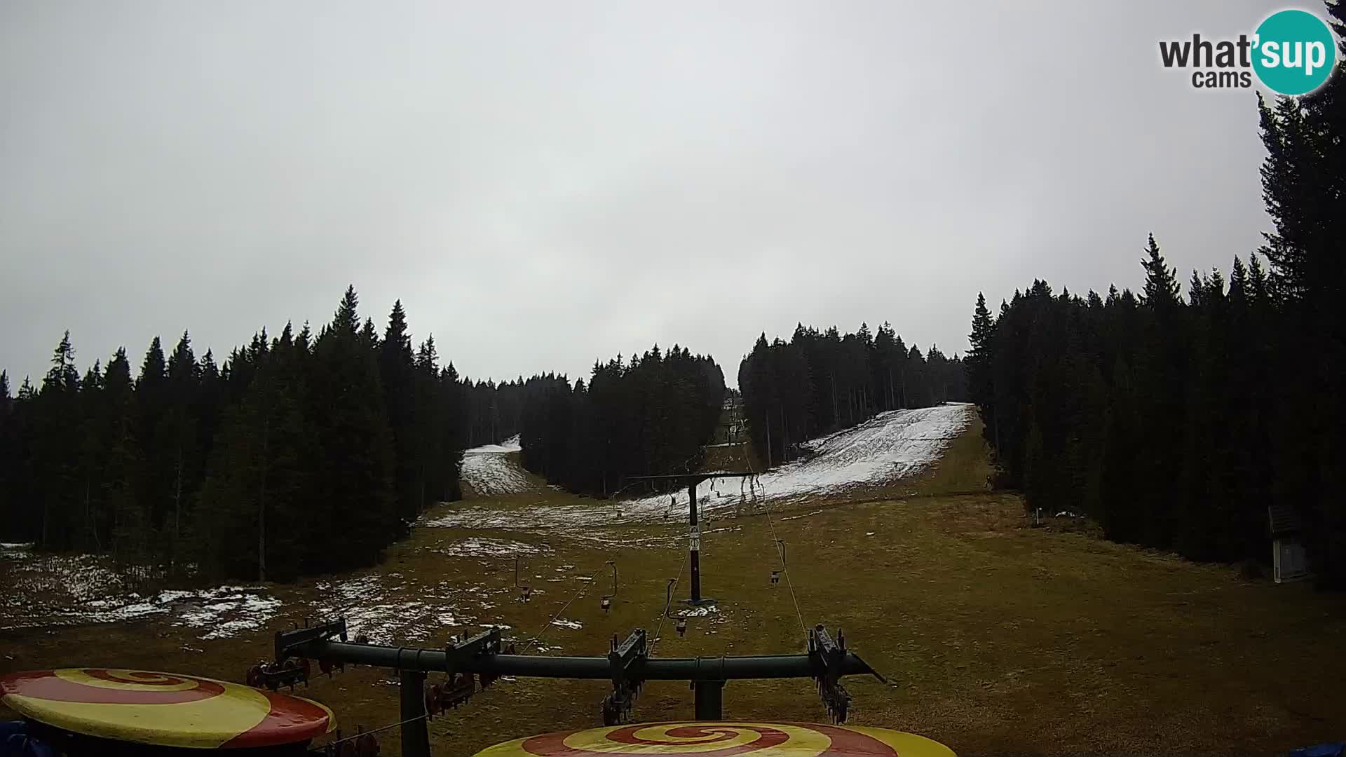 Comprensorio sciistico Rogla Webcam live Ostruščica piste 1 e 2