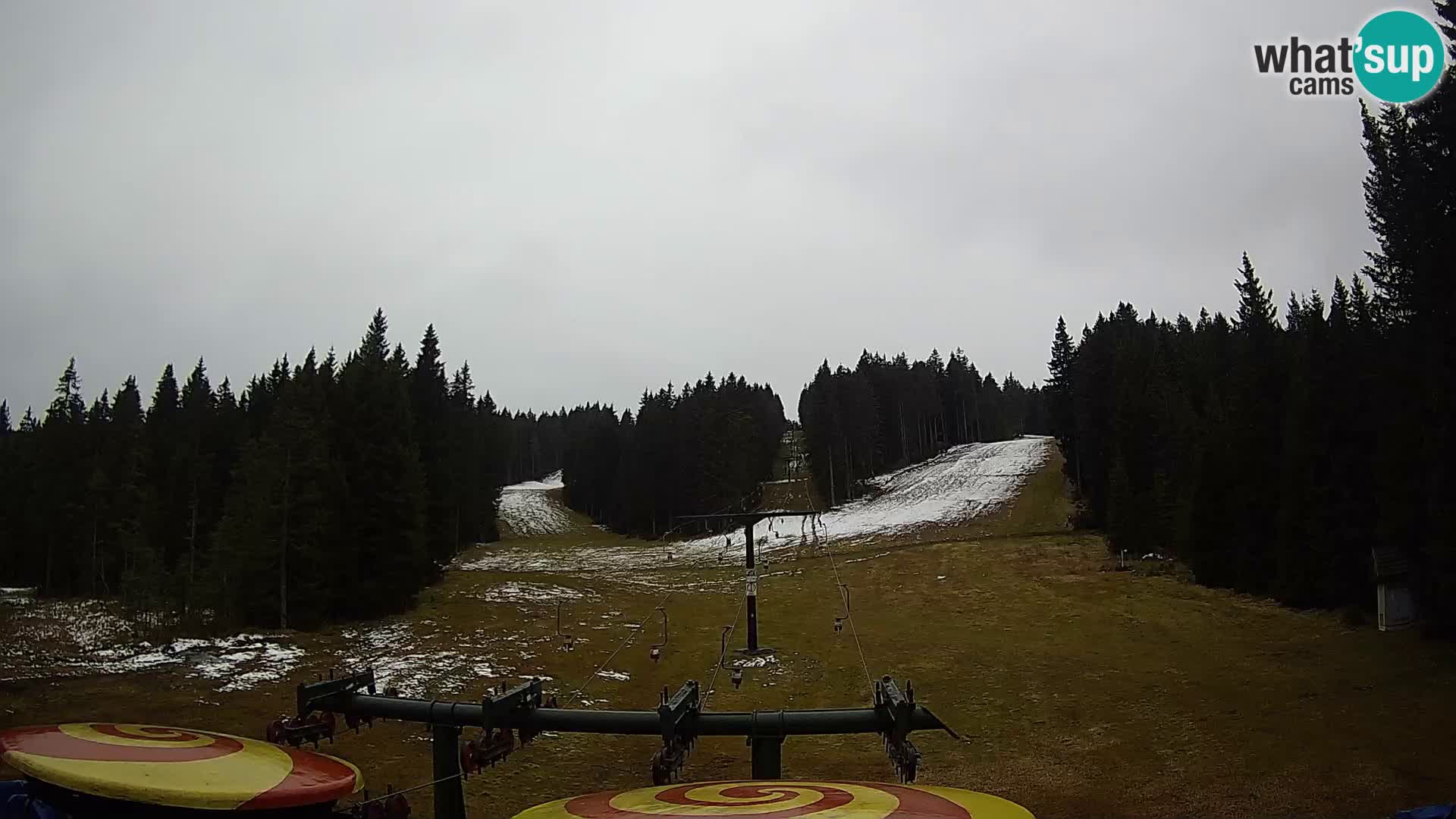 Skigebiet Rogla Webcam Ostruščica Piste 1 und 2