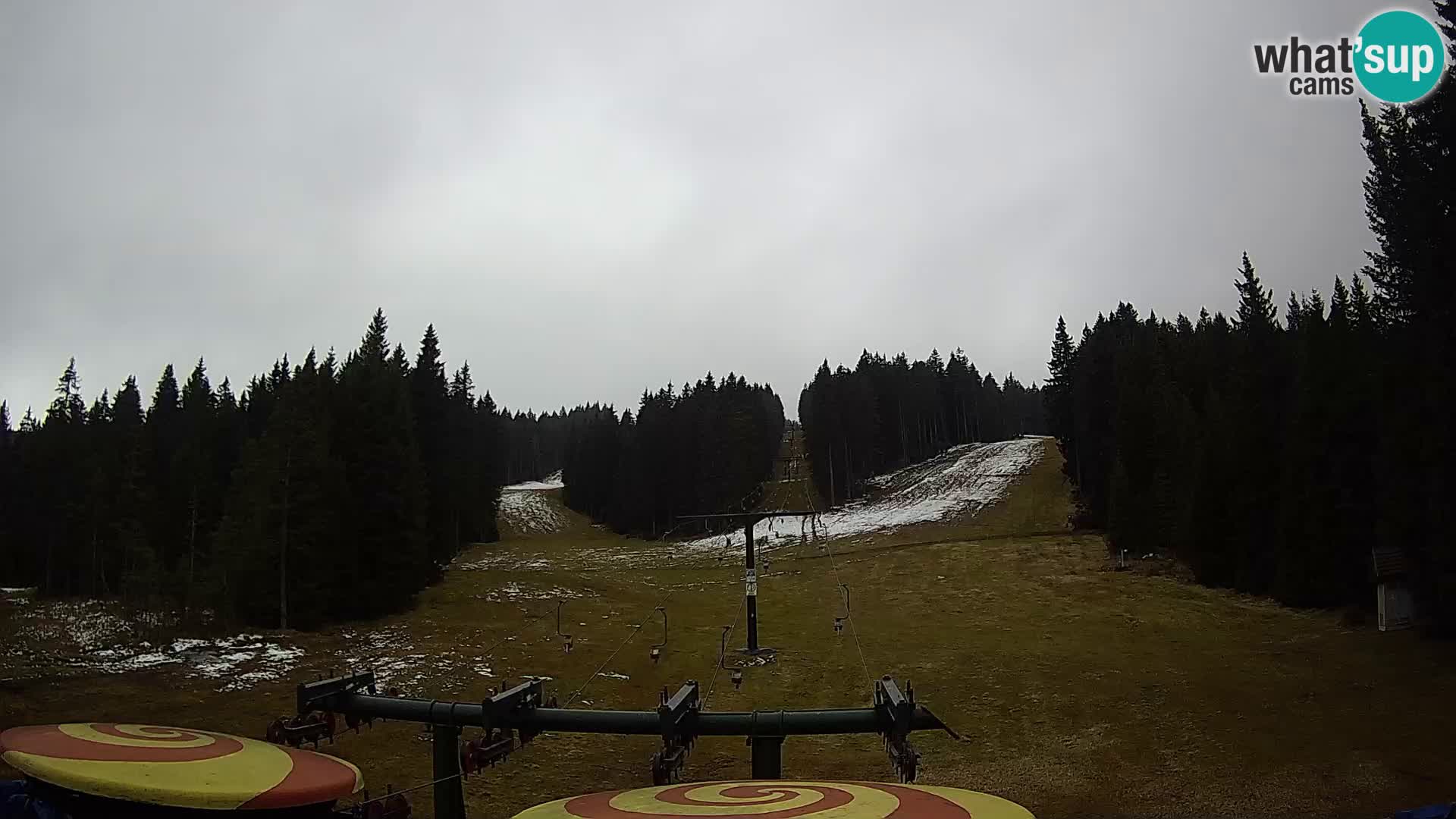 Comprensorio sciistico Rogla Webcam live Ostruščica piste 1 e 2