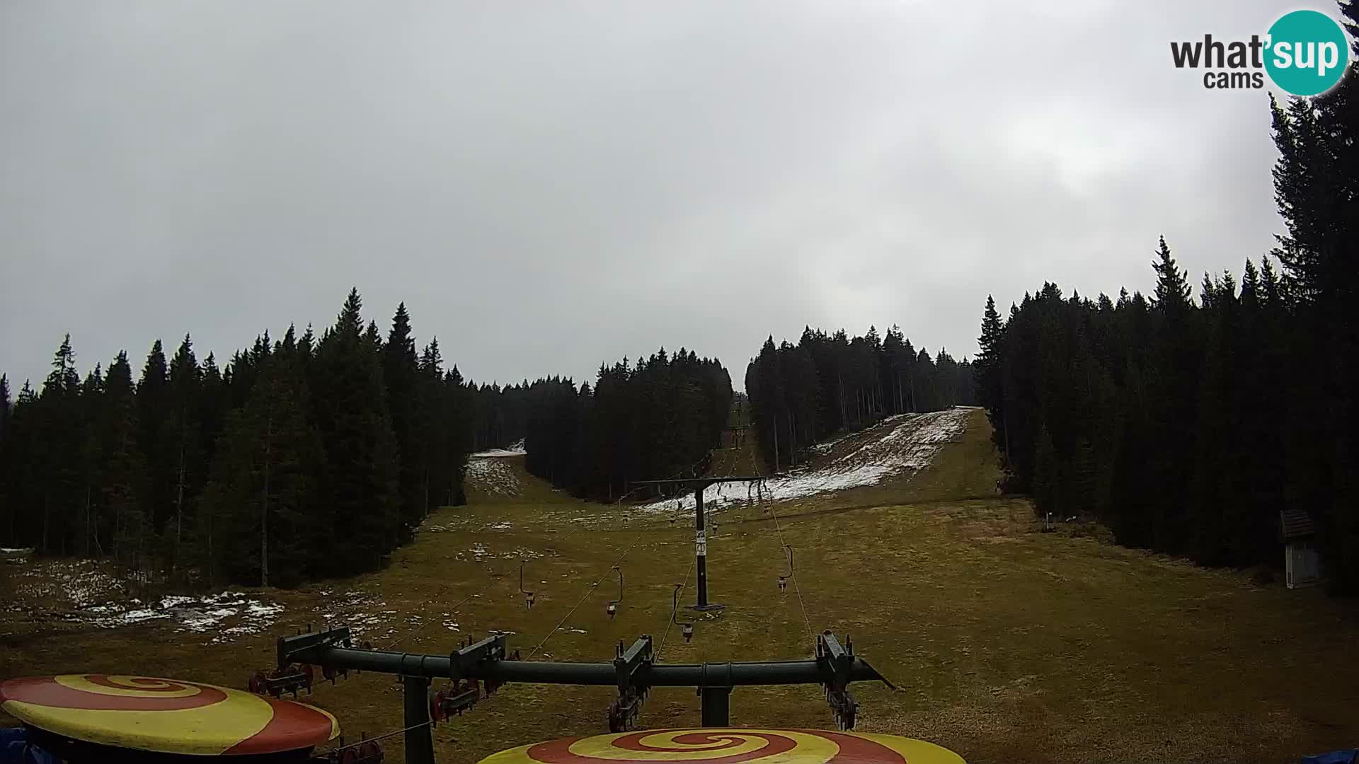 Skigebiet Rogla Webcam Ostruščica Piste 1 und 2