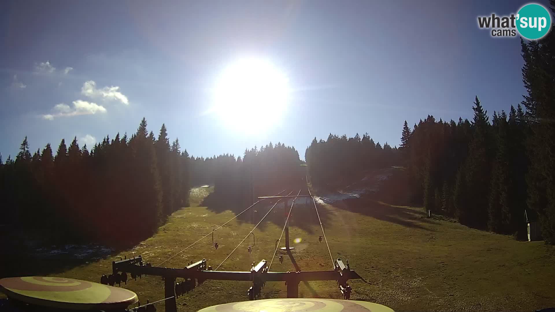 Smučišče Rogla Spletna kamera Ostruščica proga 1 in 2