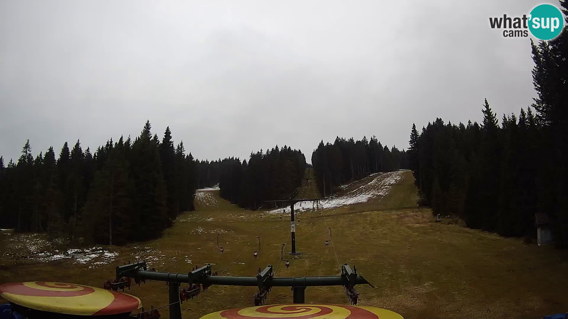 Skigebiet Rogla Webcam Ostruščica Piste 1 und 2