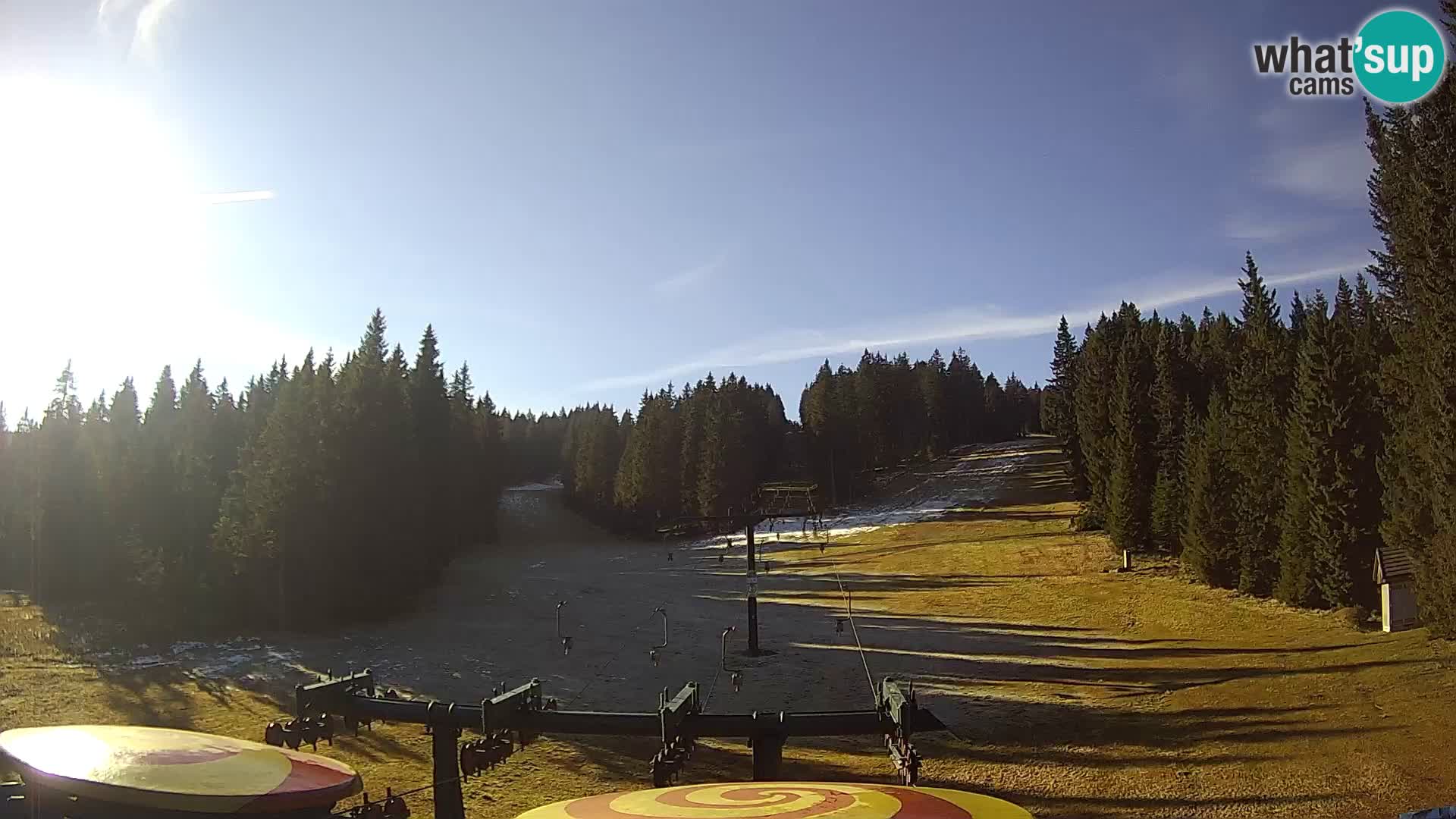 Skigebiet Rogla Webcam Ostruščica Piste 1 und 2