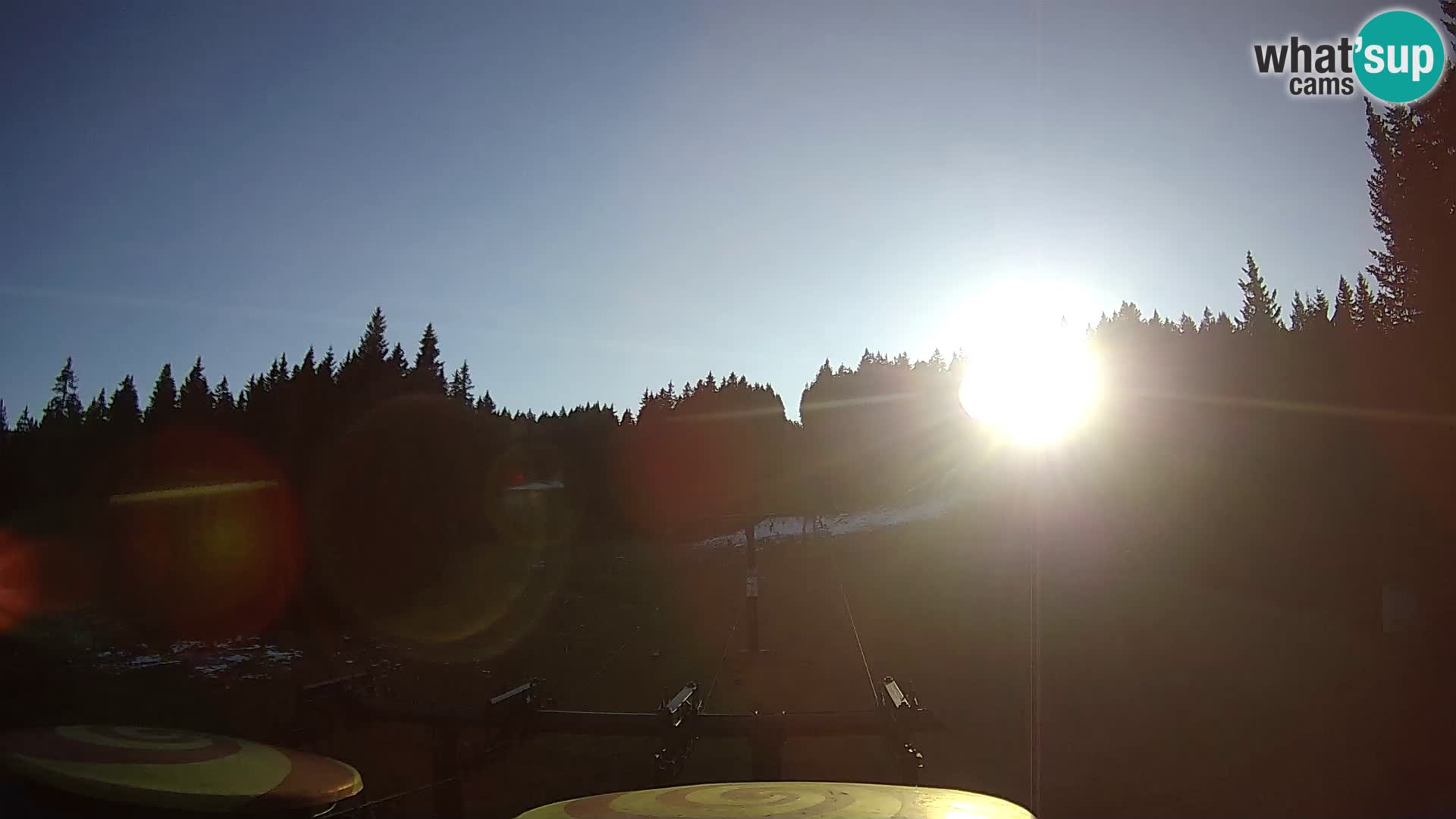 Skijalište Rogla web kamera Ostruščica proga 1 in 2