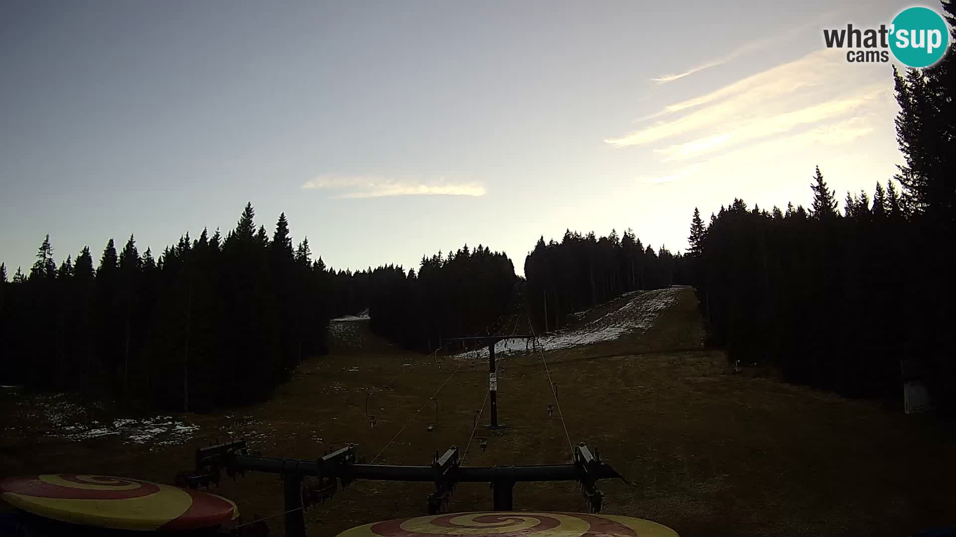 Skijalište Rogla web kamera Ostruščica proga 1 in 2