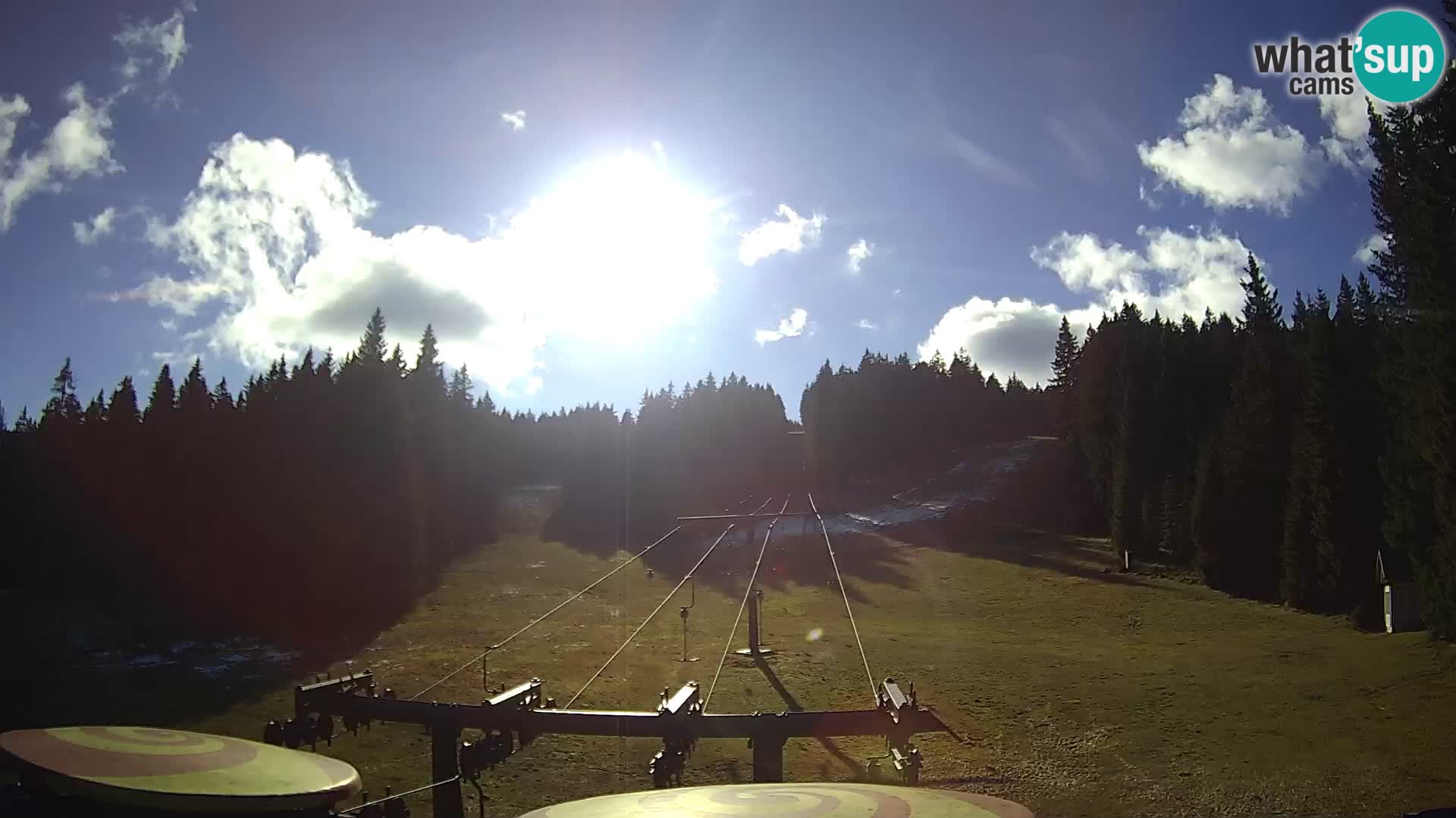 Smučišče Rogla Spletna kamera Ostruščica proga 1 in 2