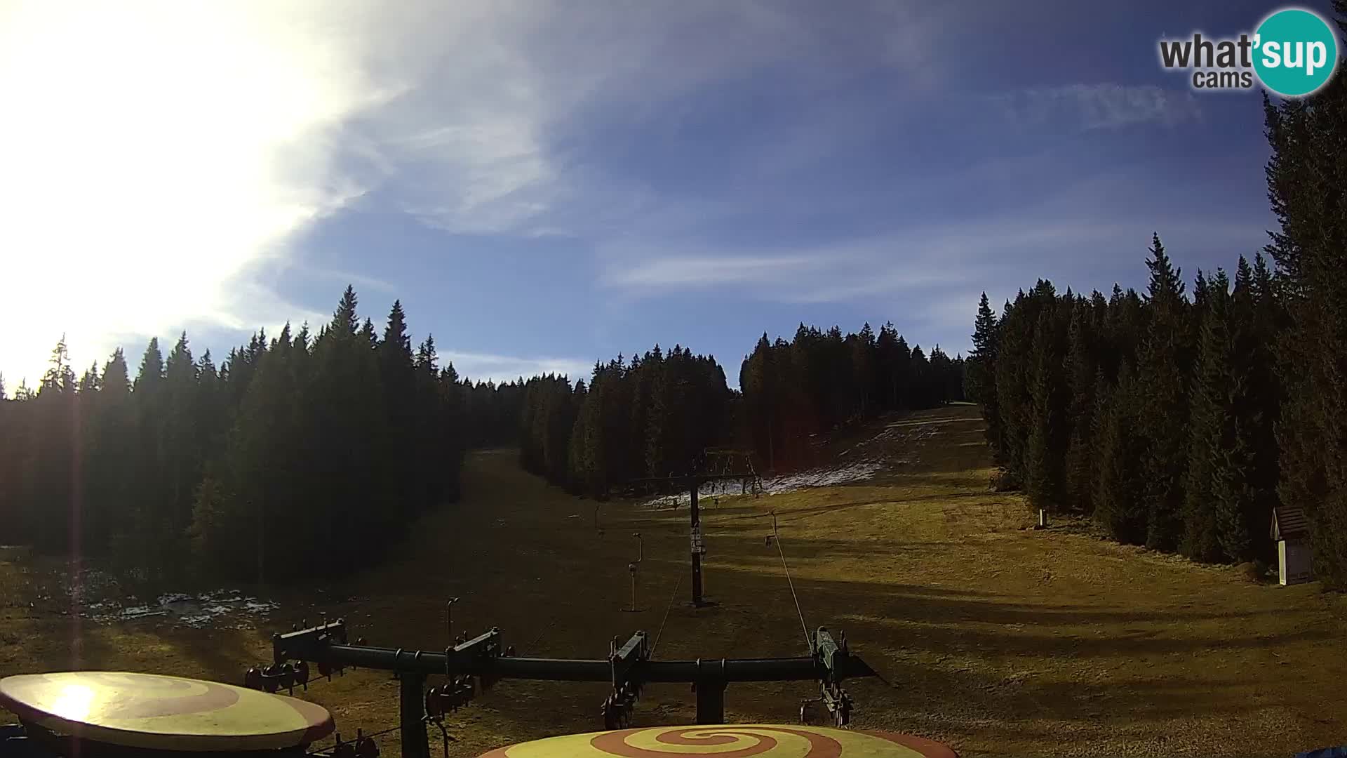 Smučišče Rogla Spletna kamera Ostruščica proga 1 in 2