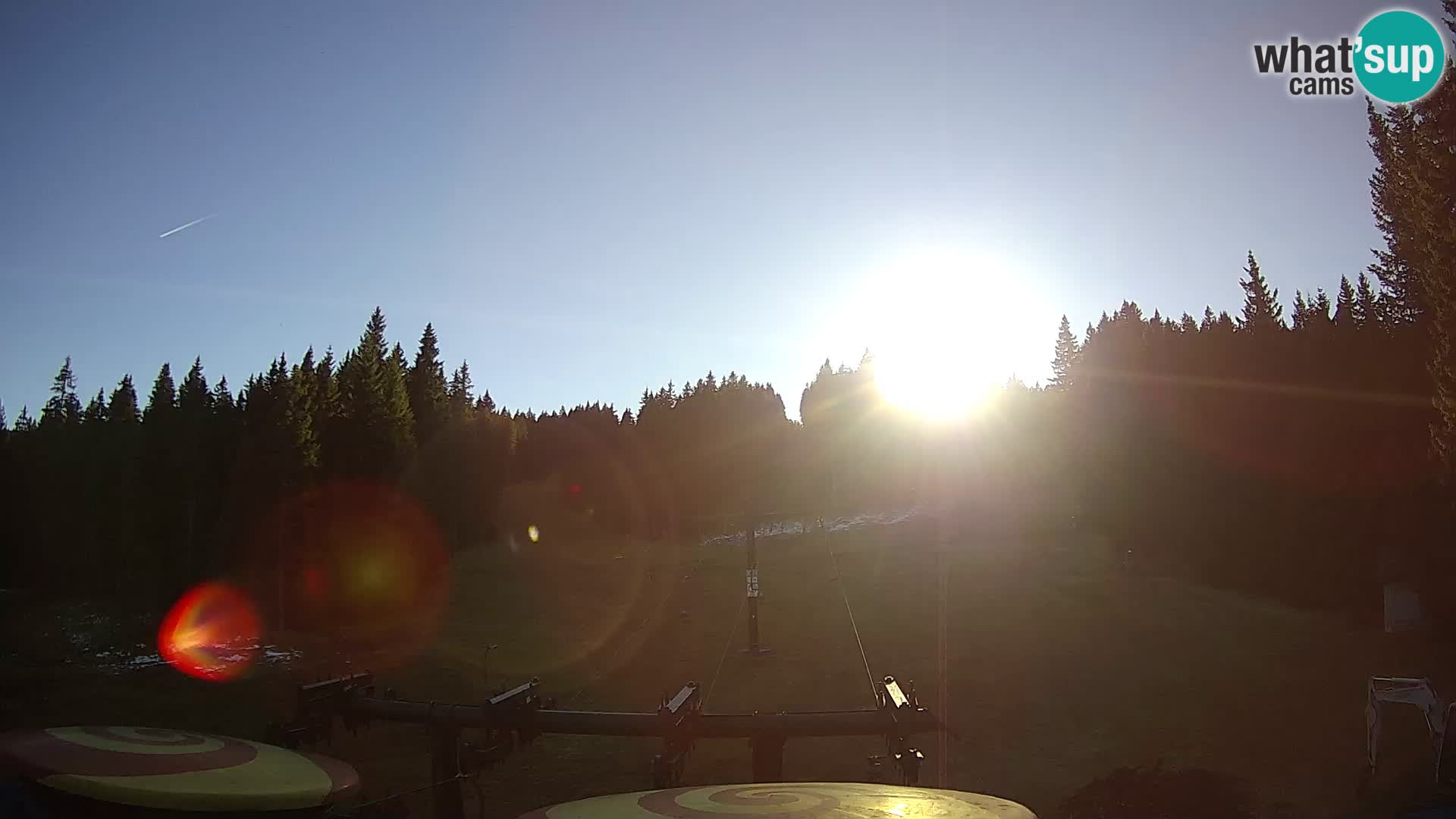 Smučišče Rogla Spletna kamera Ostruščica proga 1 in 2