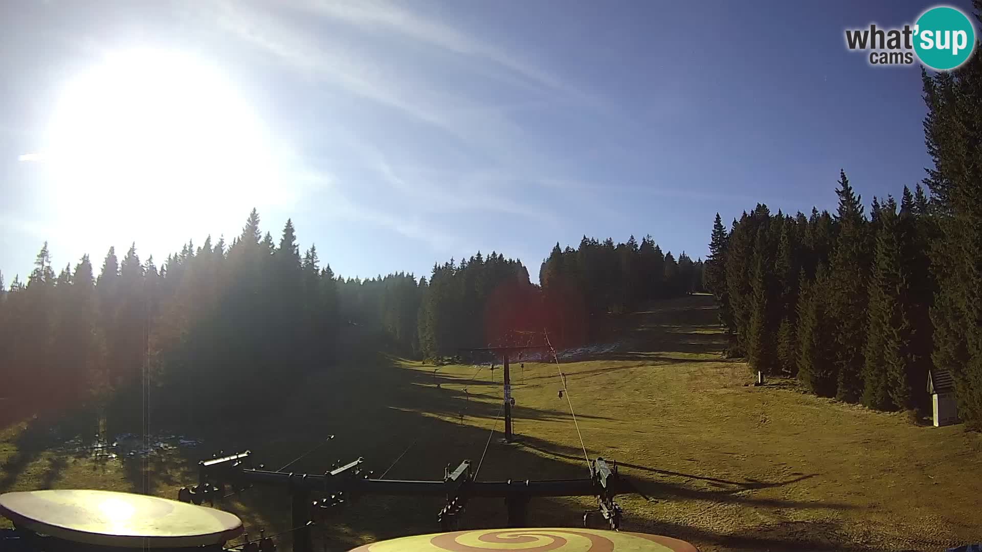 Comprensorio sciistico Rogla Webcam live Ostruščica piste 1 e 2