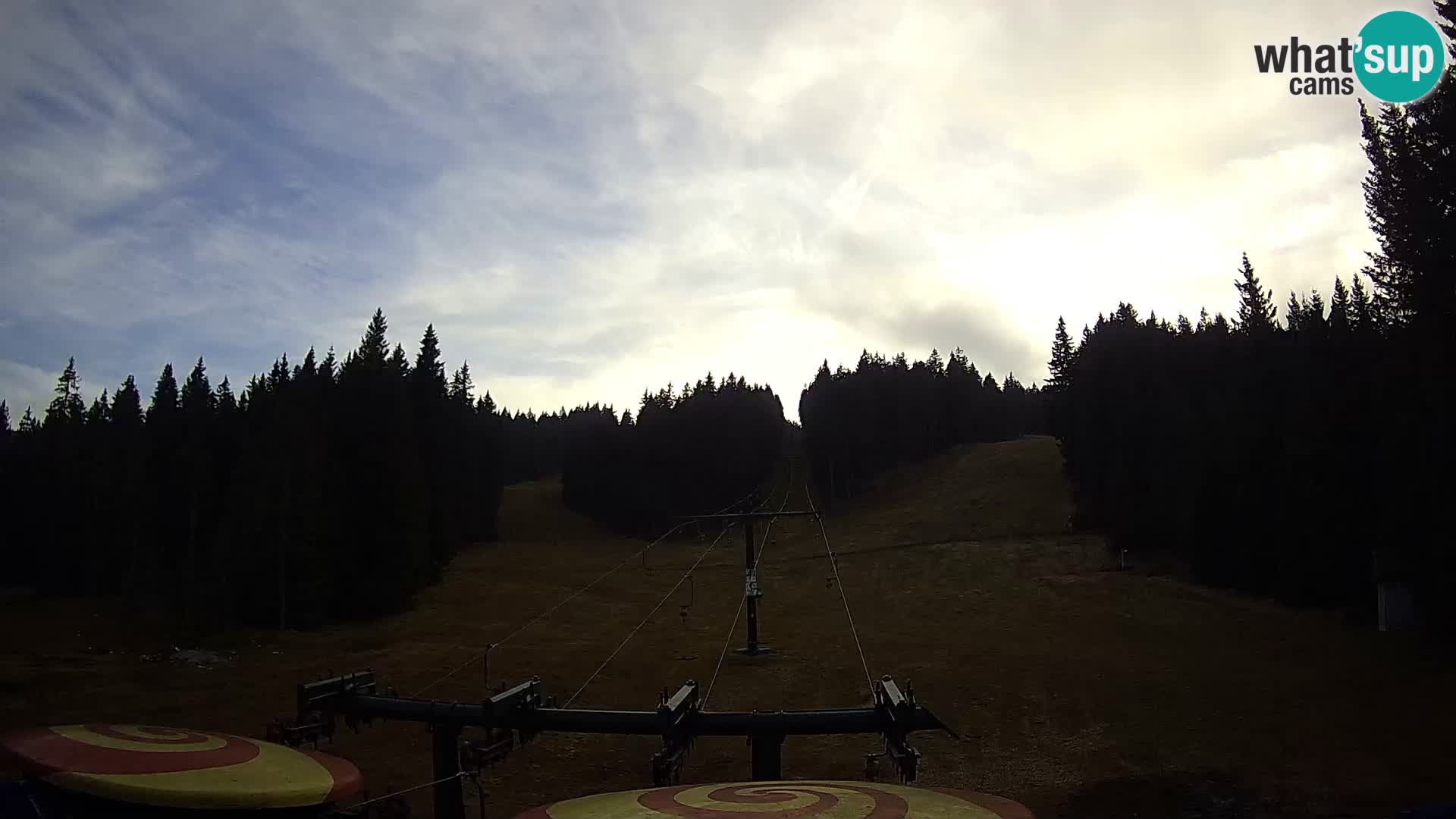 Smučišče Rogla Spletna kamera Ostruščica proga 1 in 2