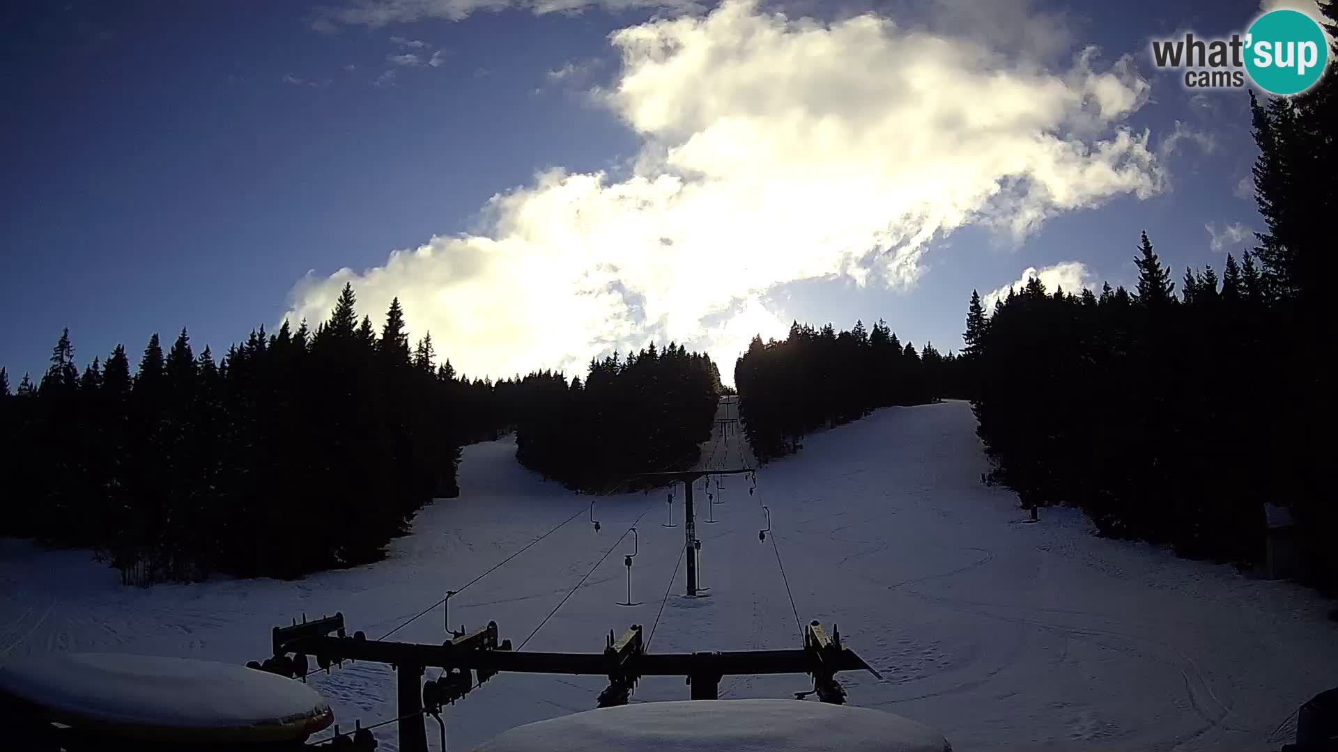 Skigebiet Rogla Webcam Ostruščica Piste 1 und 2