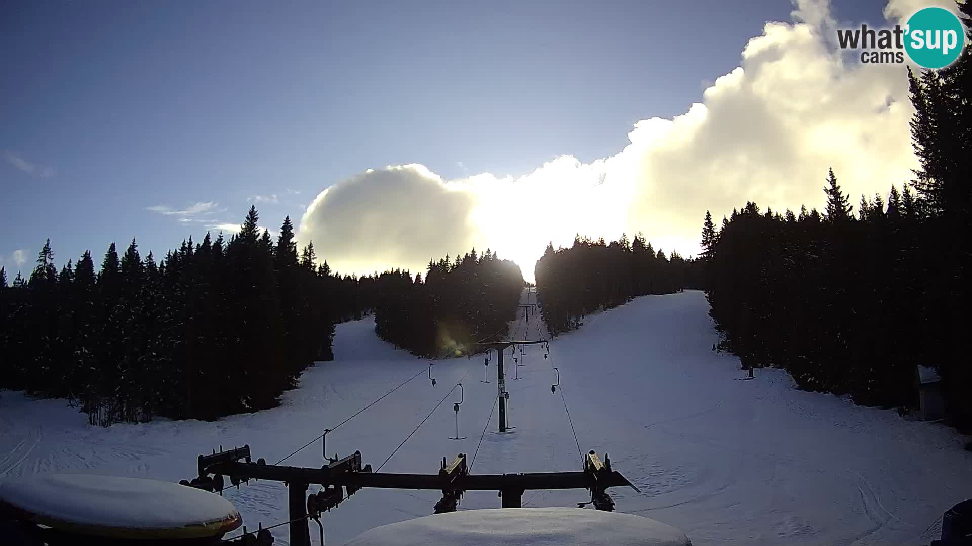 Estación de esquí Rogla Webcam Ostruščica pistas 1 y 2