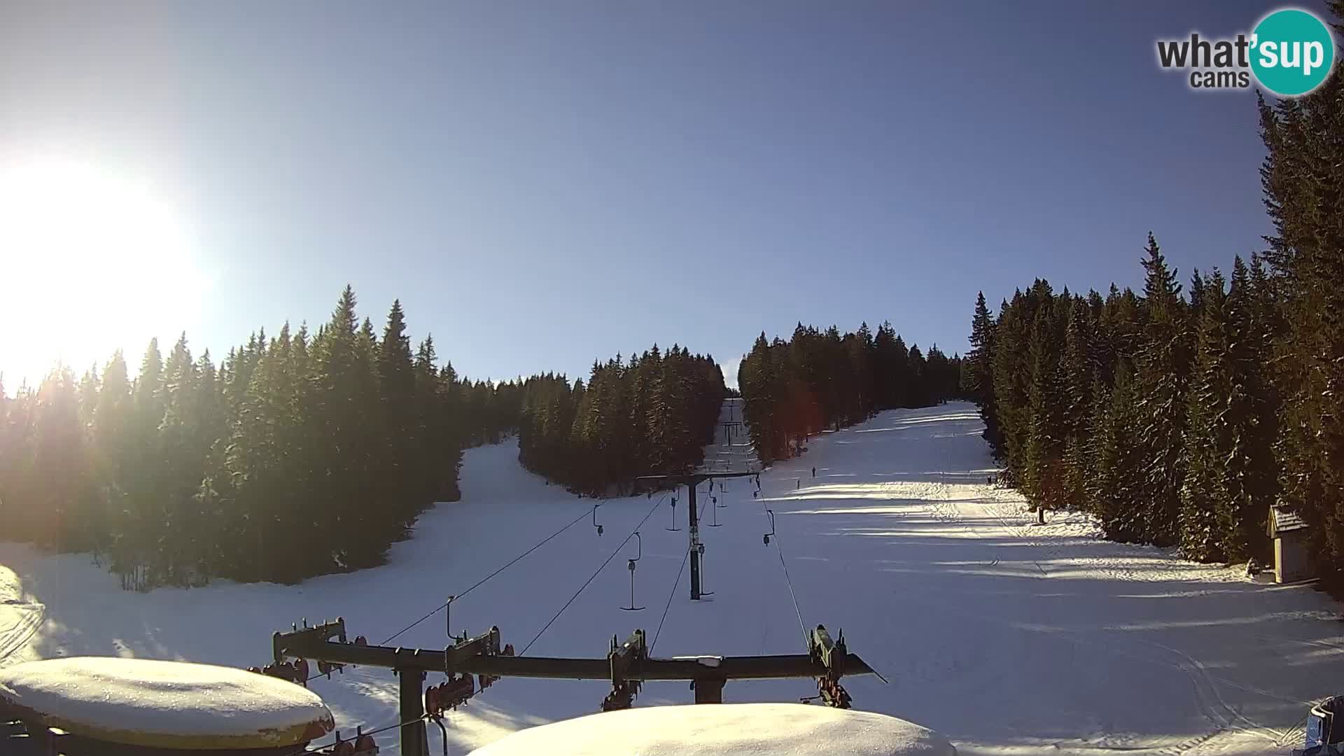 Estación de esquí Rogla Webcam Ostruščica pistas 1 y 2