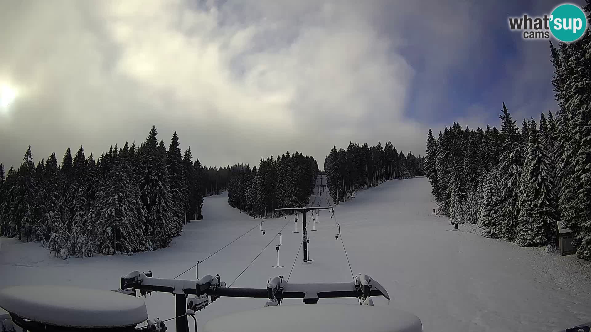 Comprensorio sciistico Rogla Webcam live Ostruščica piste 1 e 2